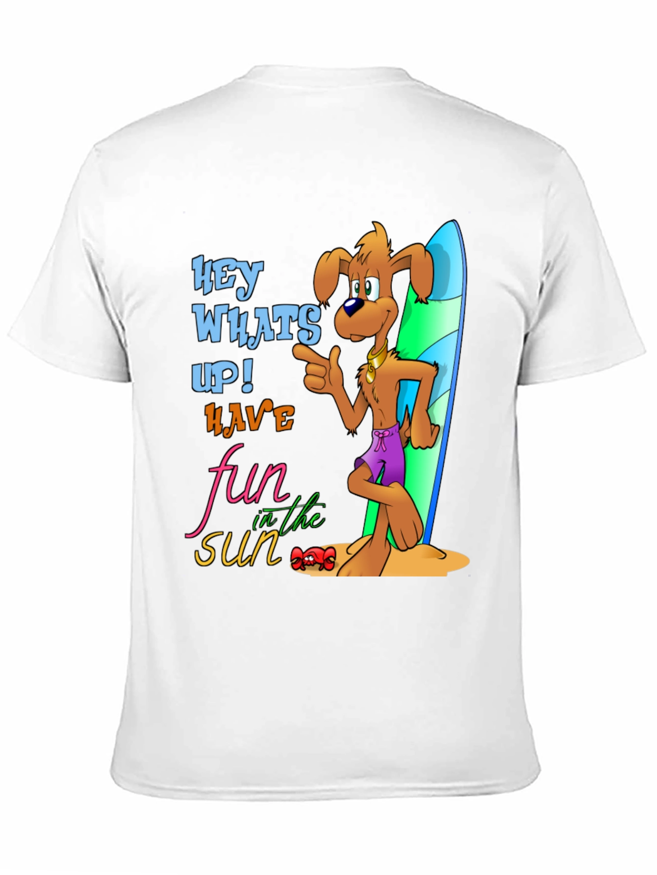 Fun in the Sun Dog Graphic T-Shirt