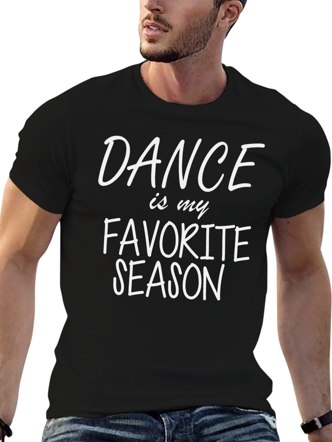 Dance is My Favorite Season Black T-Shirt