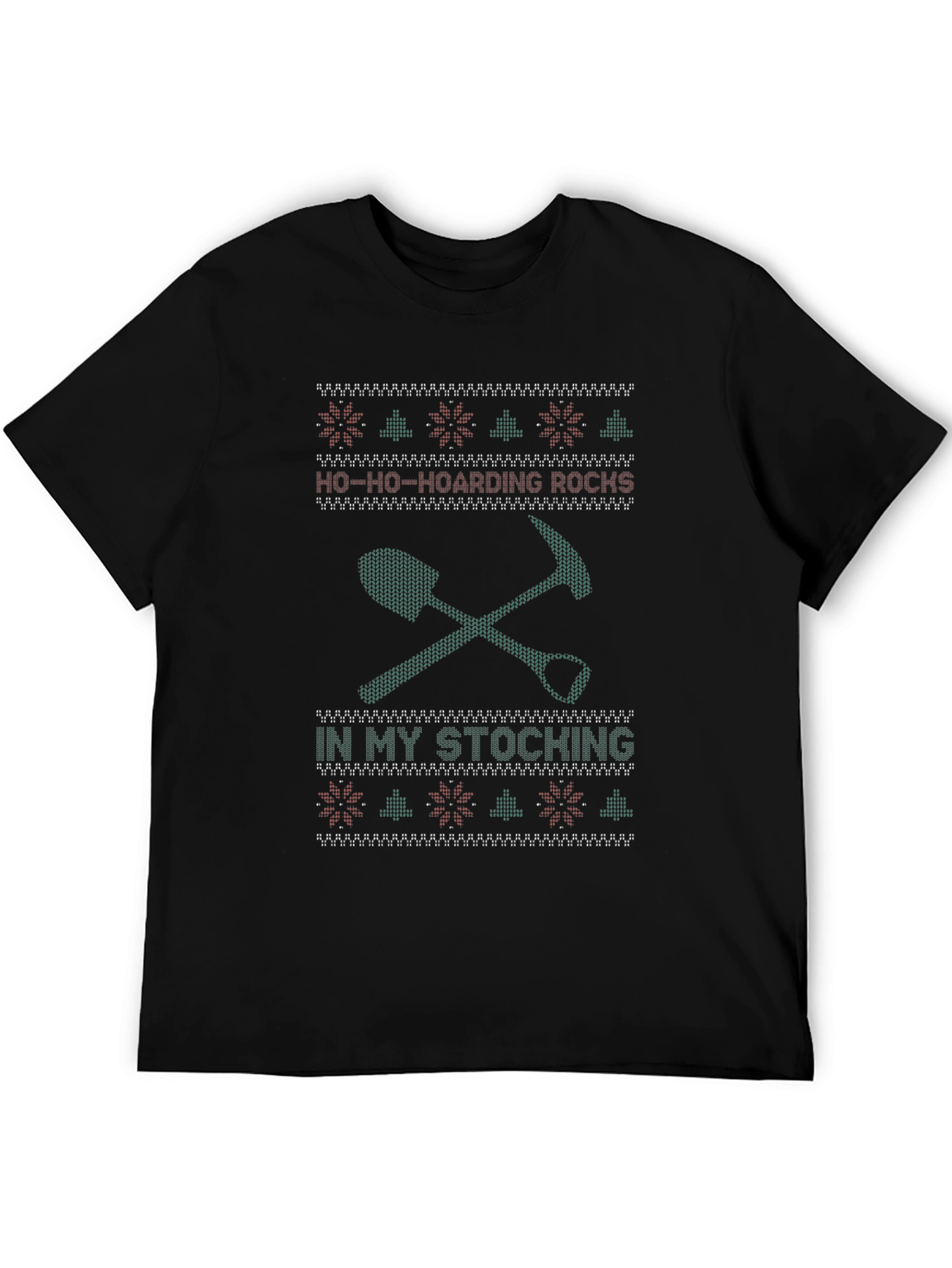 Ho-Ho-Hoarding Rocks Christmas T-Shirt