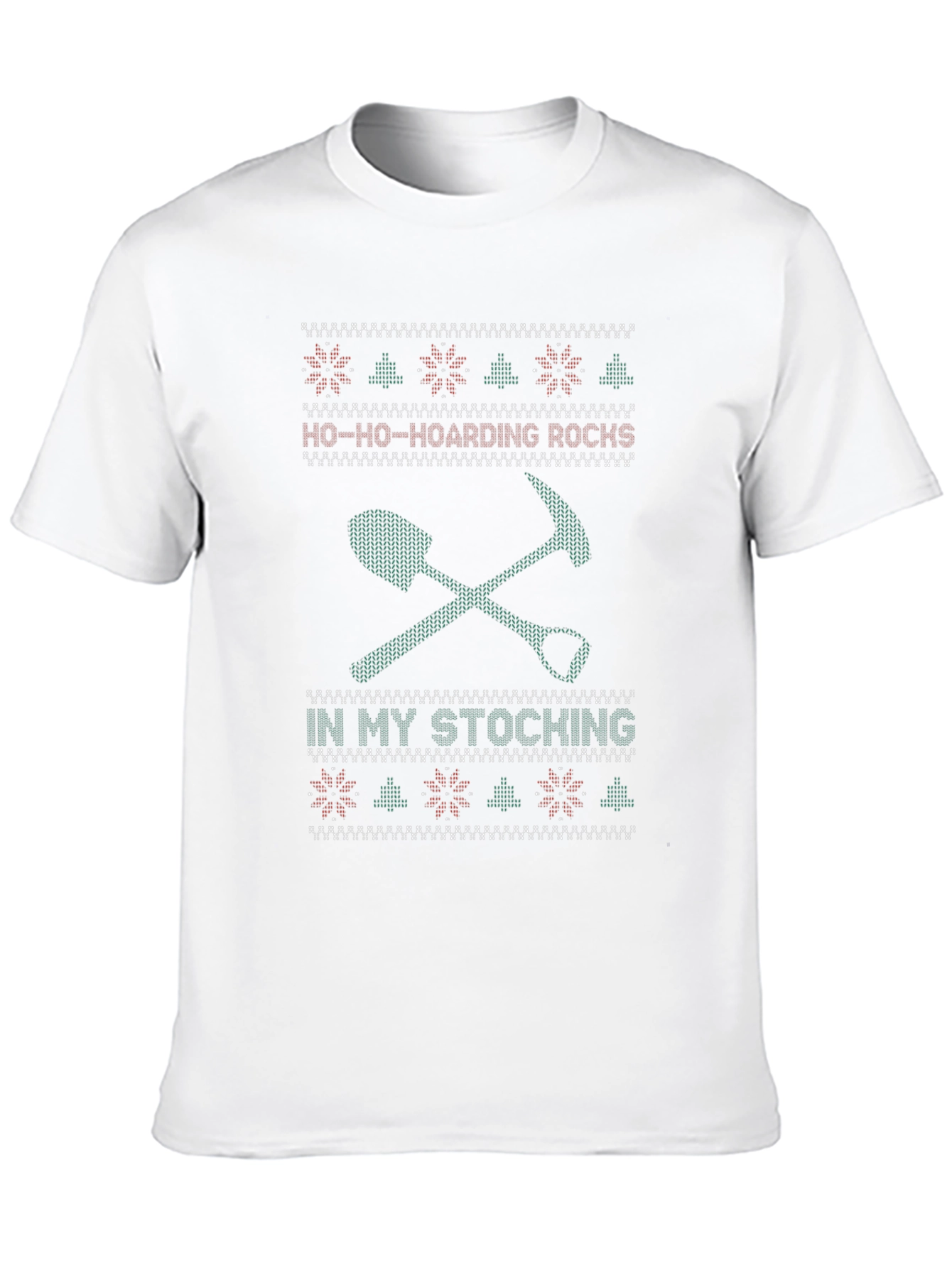 Ho-Ho-Hoarding Rocks Christmas T-Shirt
