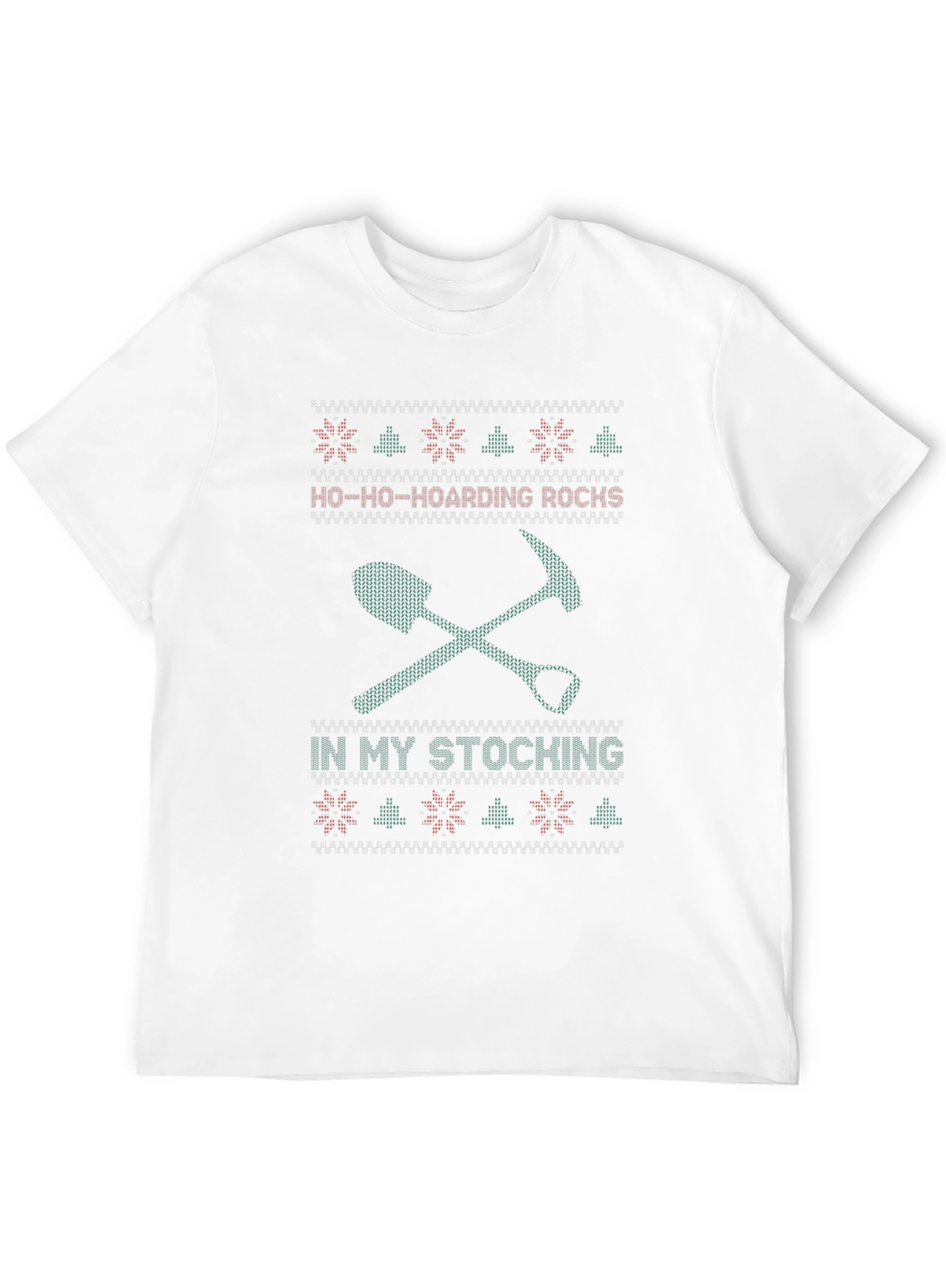 Ho-Ho-Hoarding Rocks Christmas T-Shirt