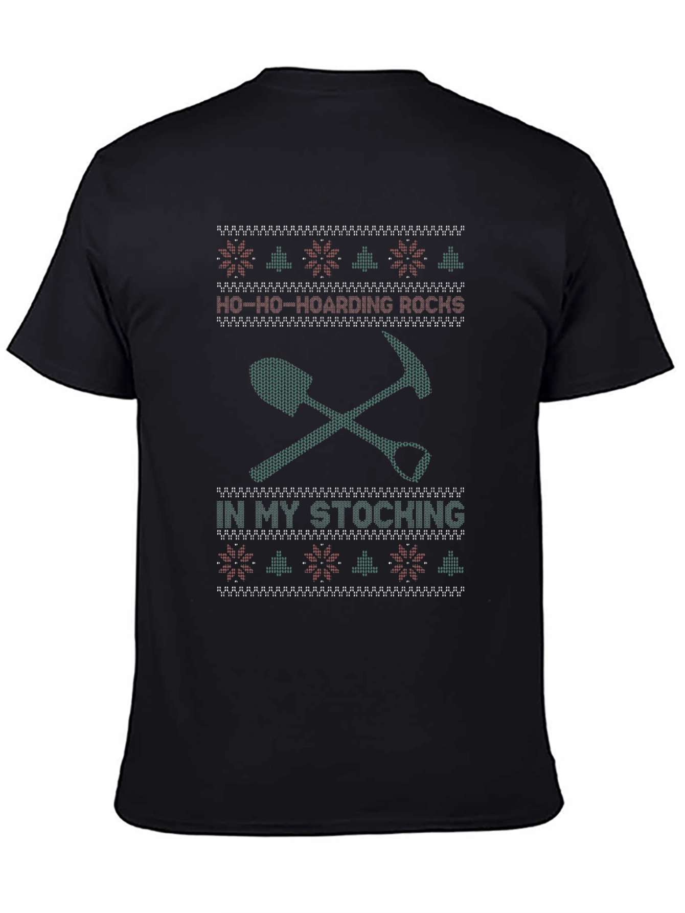 Ho-Ho-Hoarding Rocks Christmas T-Shirt