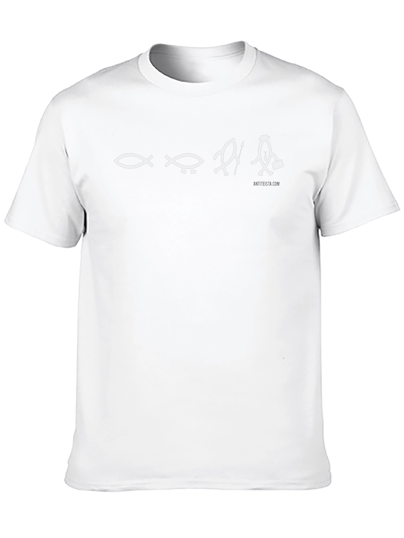 Atheist Evolution T-Shirt - Black