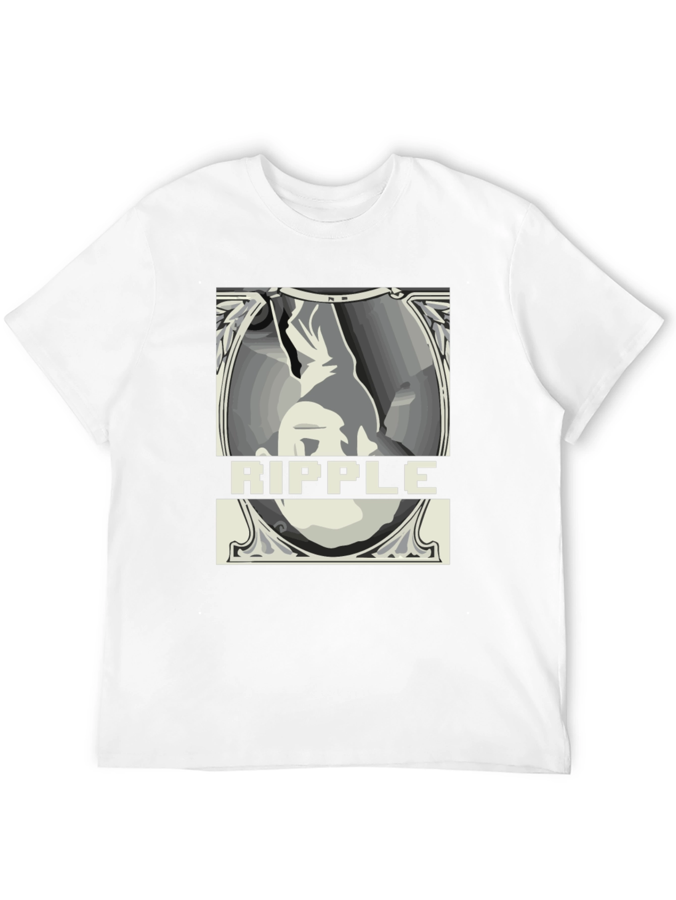 Ripple Graphic Tee - Crypto Currency Black T-Shirt