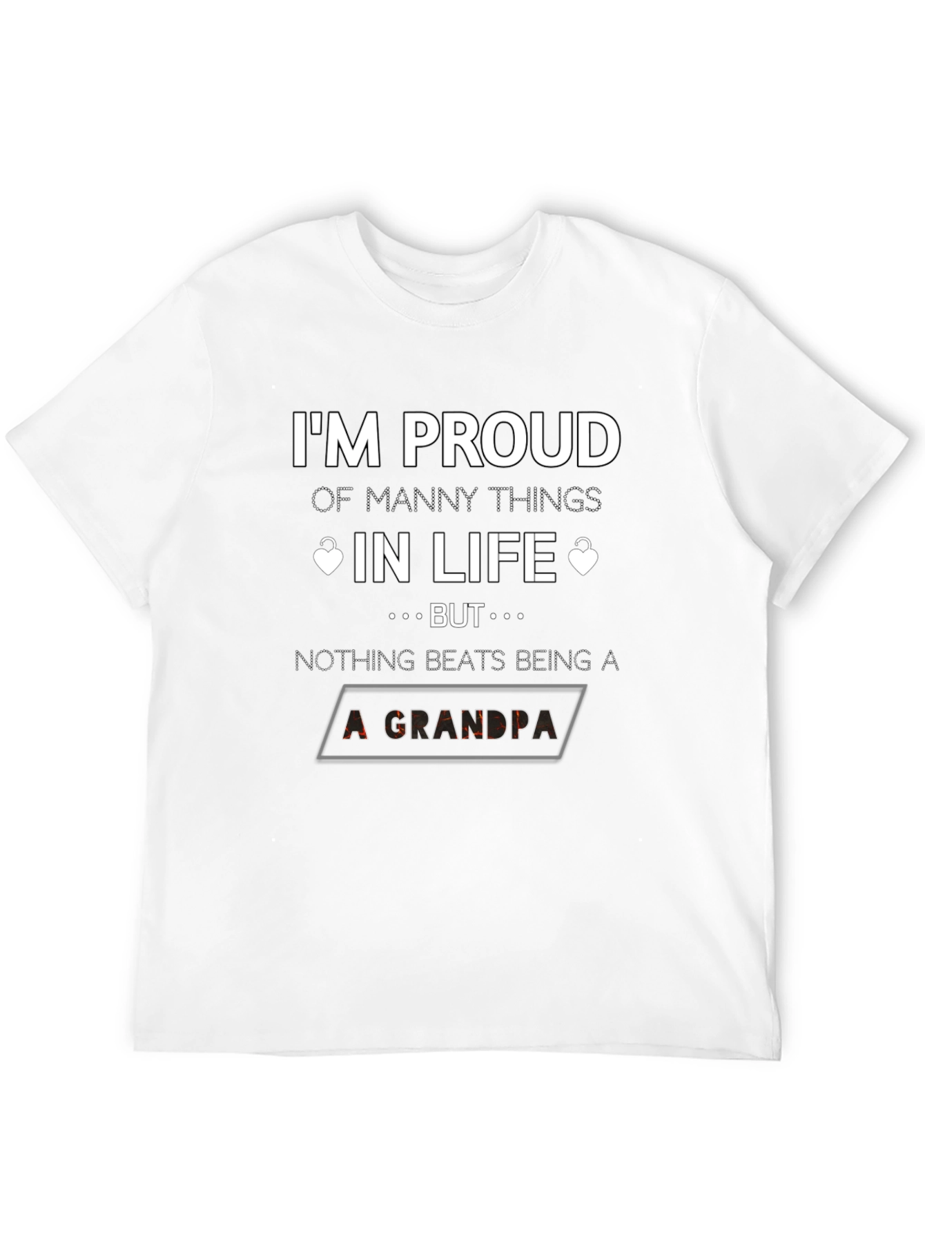 Proud Grandpa Graphic T-Shirt - Perfect Gift!