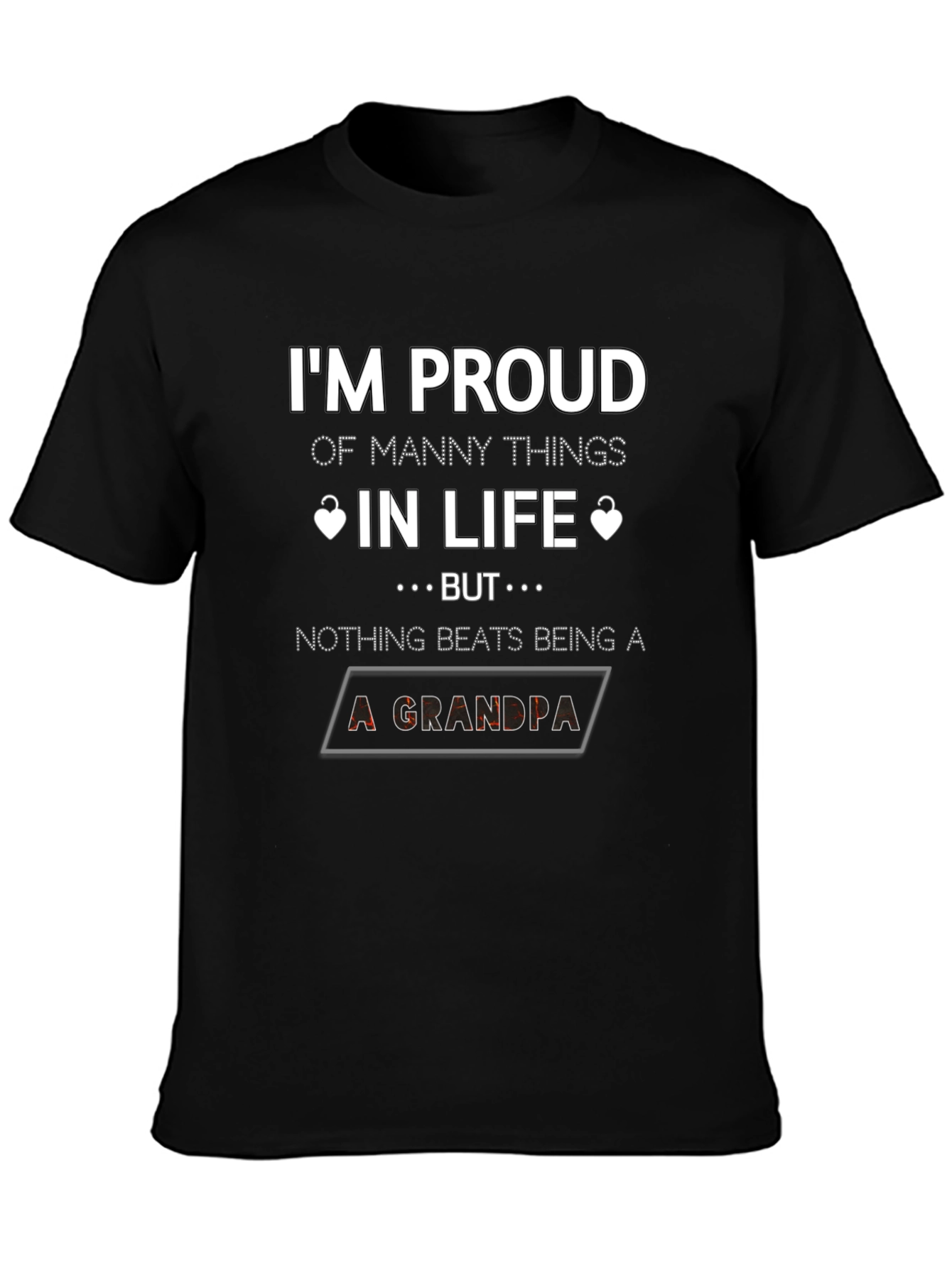 Proud Grandpa Graphic T-Shirt - Perfect Gift!
