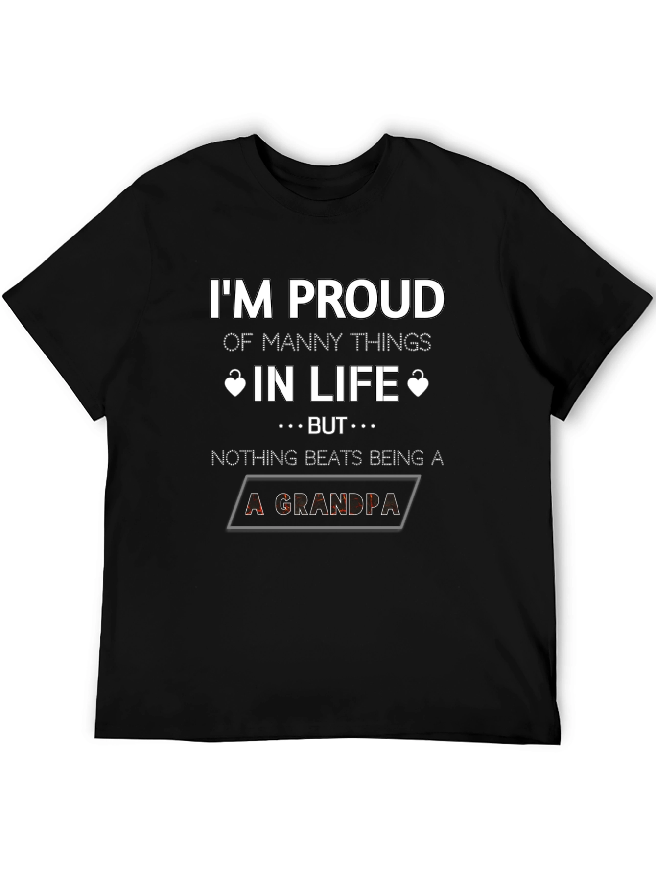 Proud Grandpa Graphic T-Shirt - Perfect Gift!