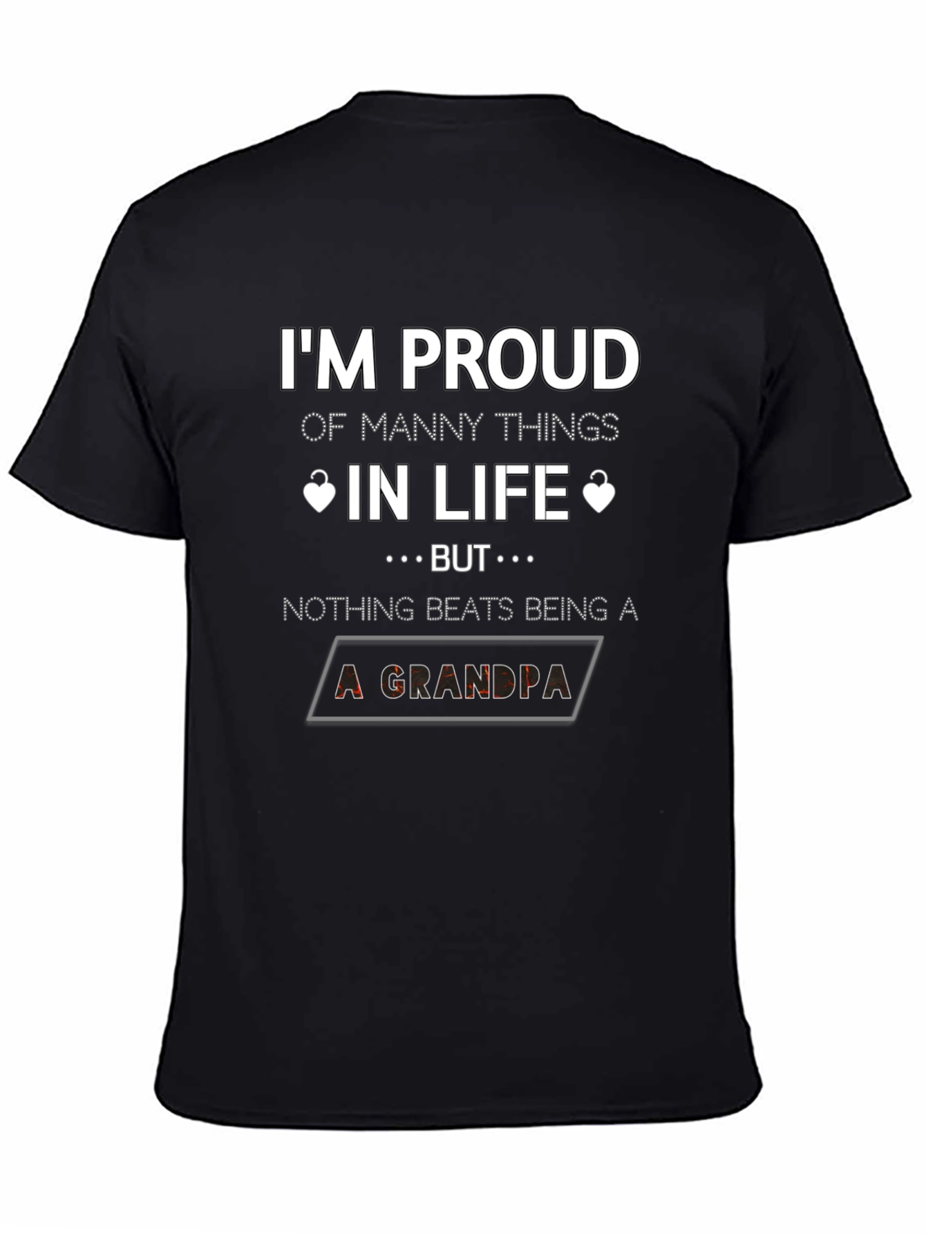 Proud Grandpa Graphic T-Shirt - Perfect Gift!