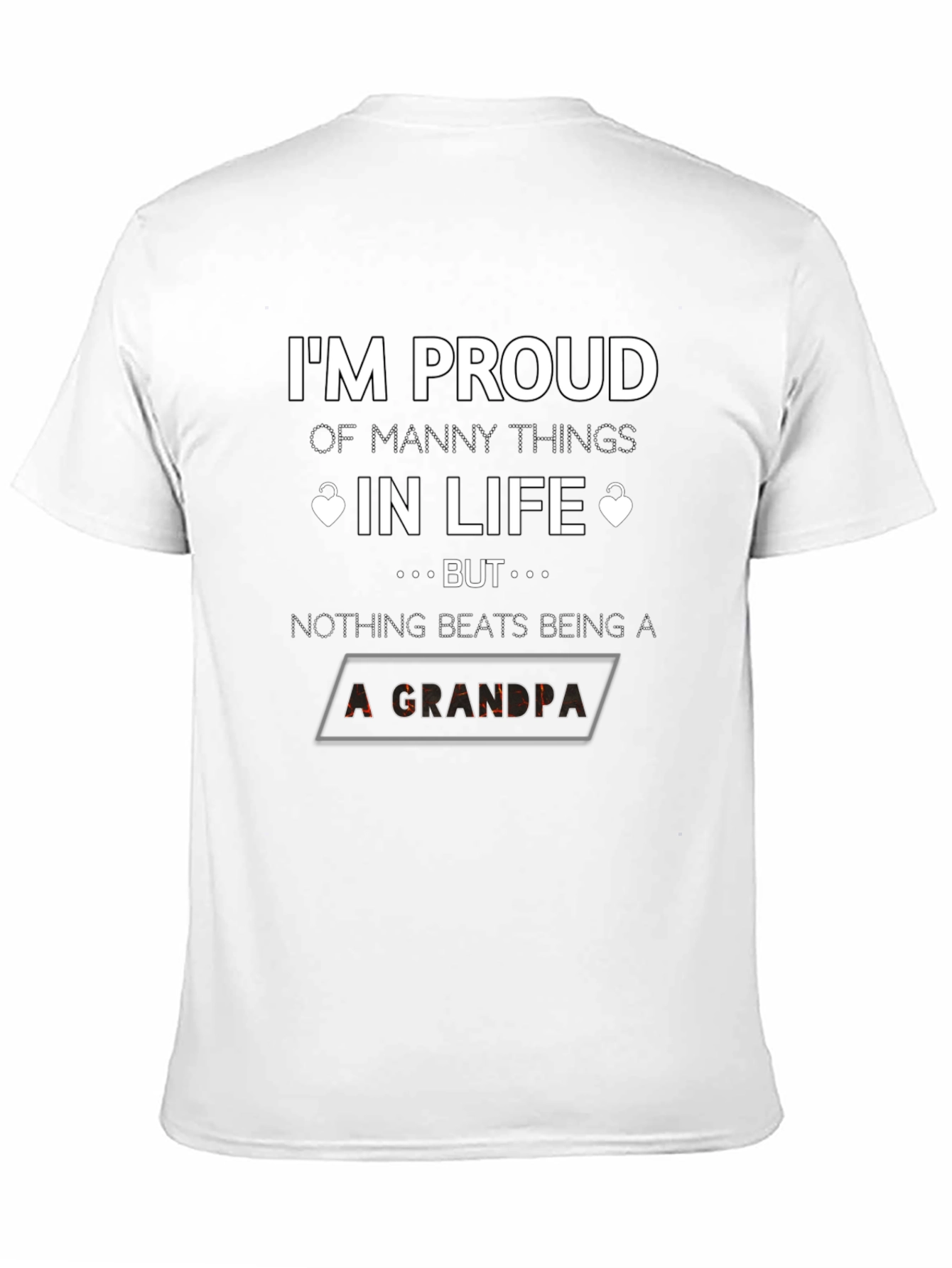 Proud Grandpa Graphic T-Shirt - Perfect Gift!