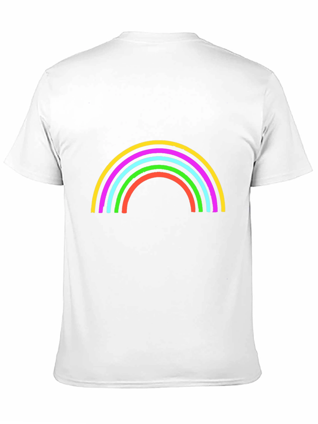 Rainbow Graphic Black T-Shirt