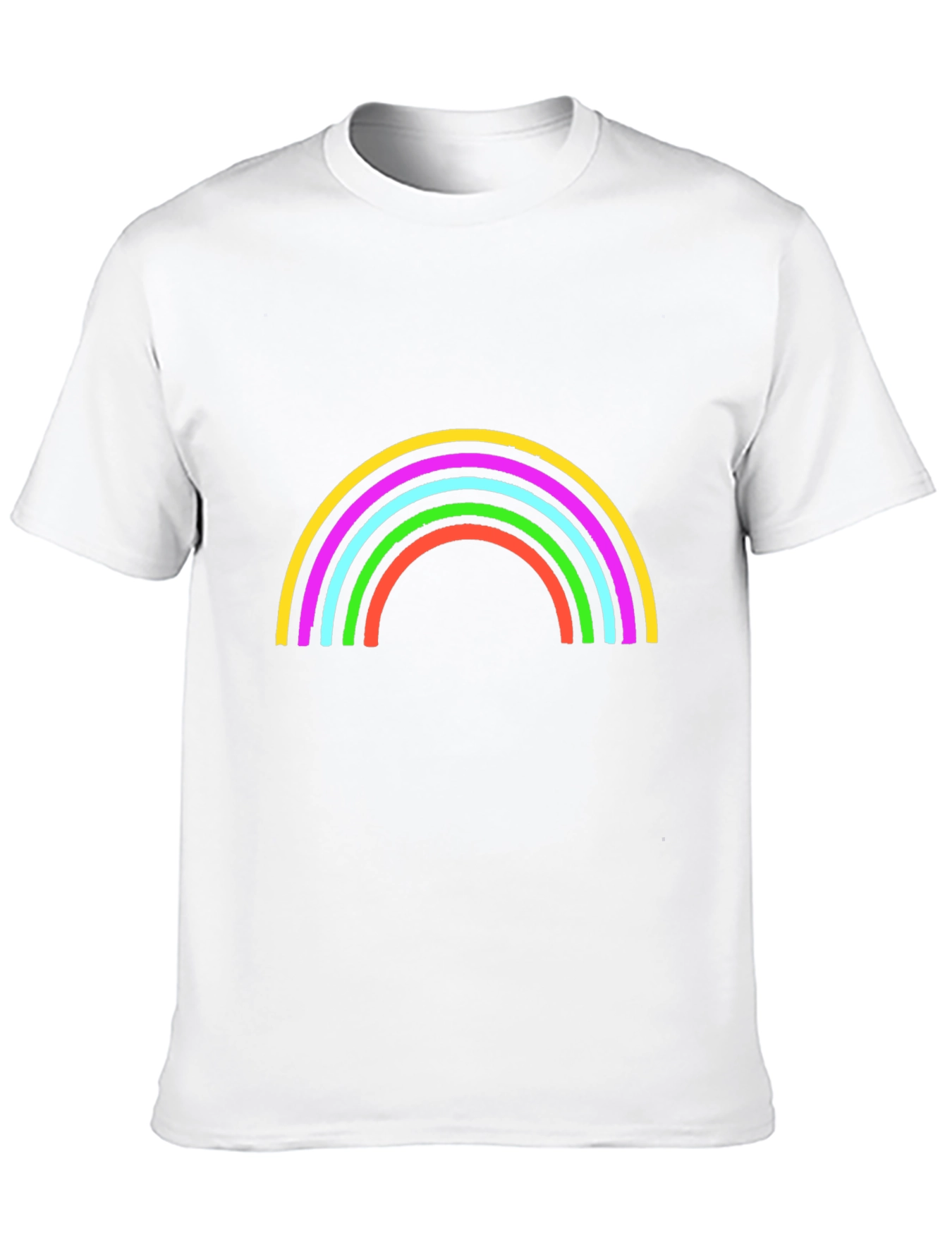 Rainbow Graphic Black T-Shirt