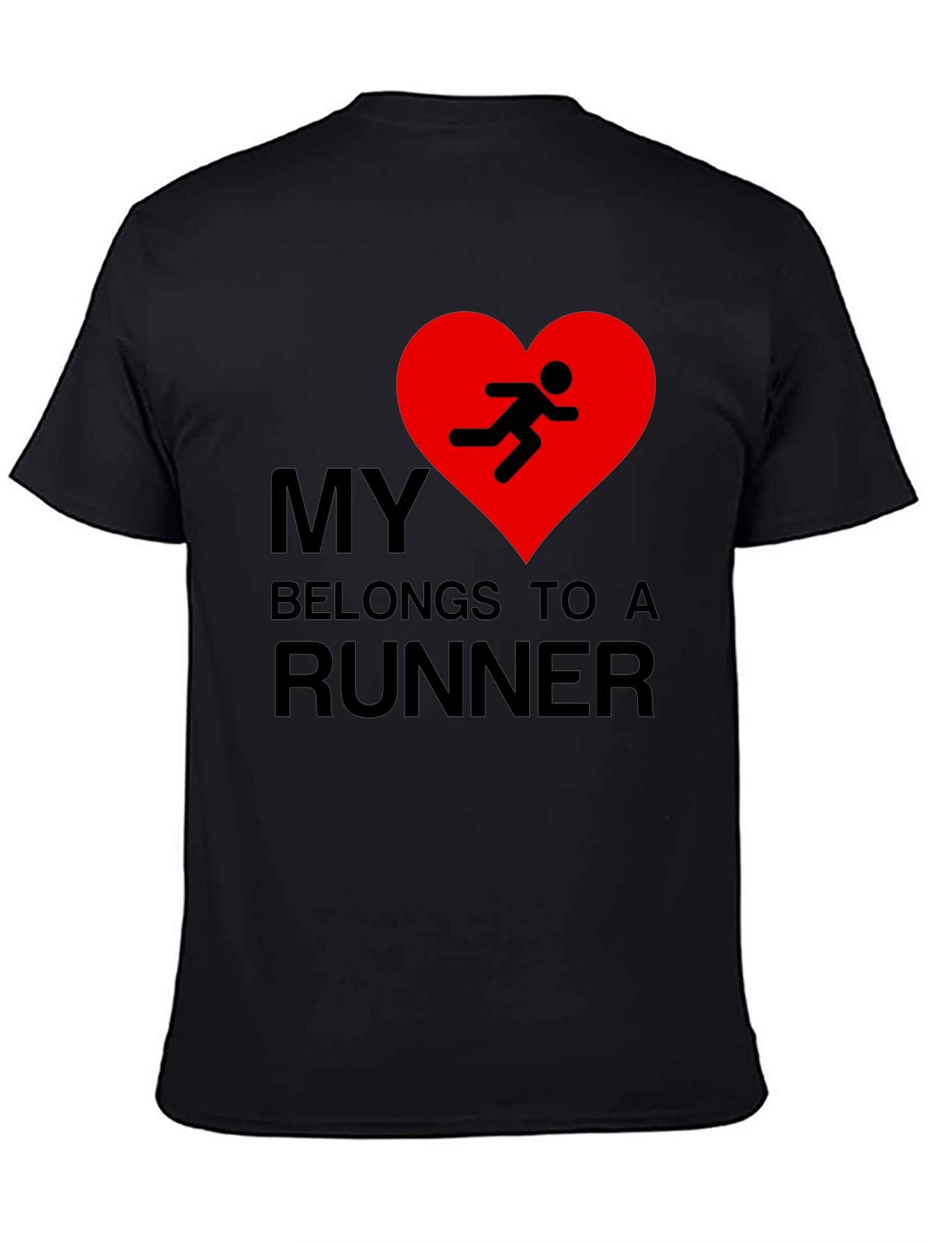 My Heart Belongs to a Runner Graphic T-Shirt