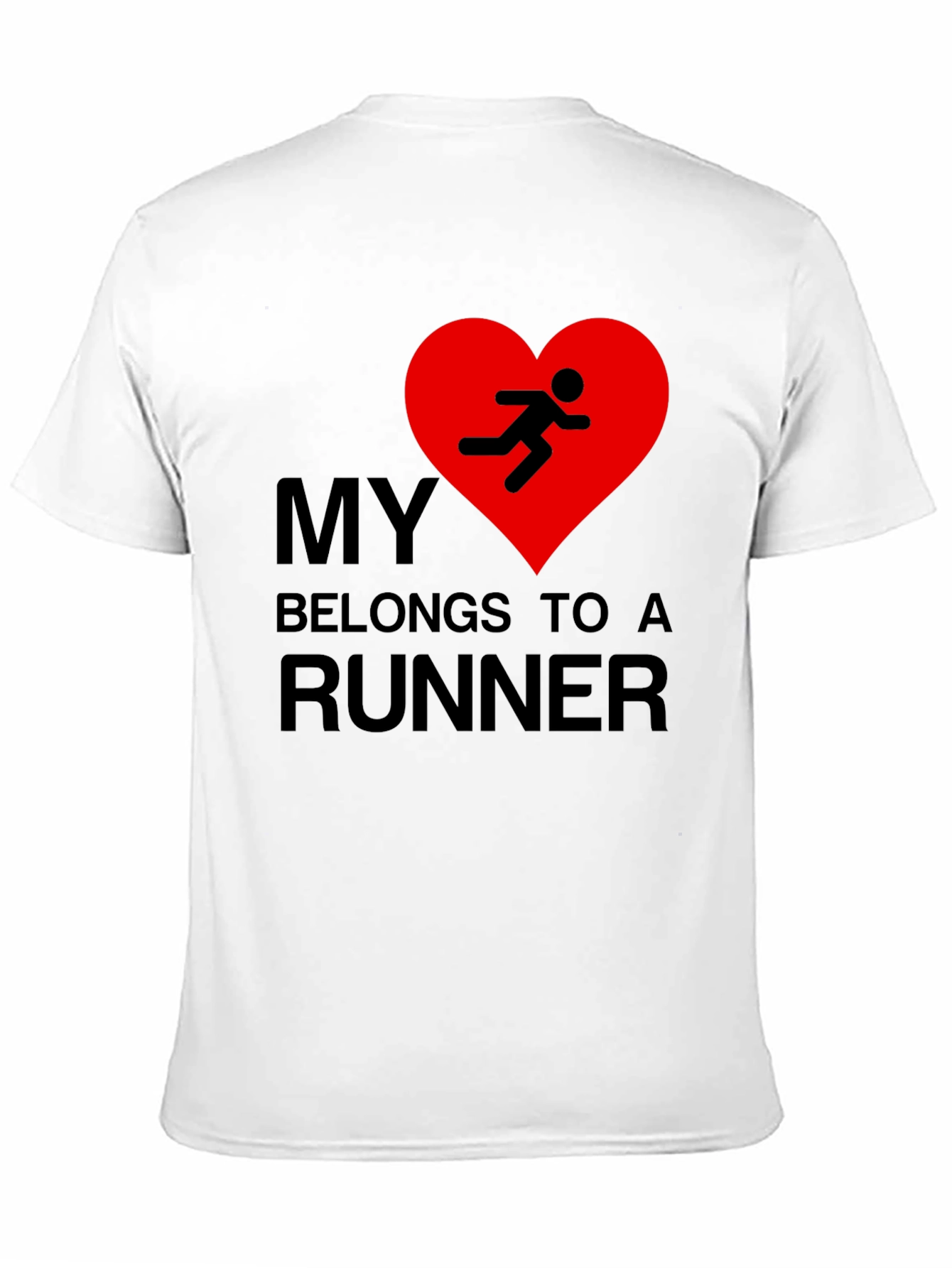 My Heart Belongs to a Runner Graphic T-Shirt