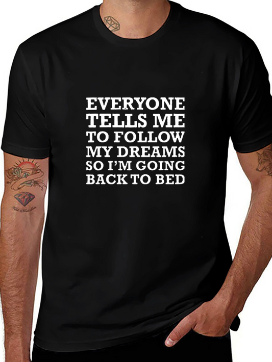 Funny Dreams T-Shirt - Back to Bed