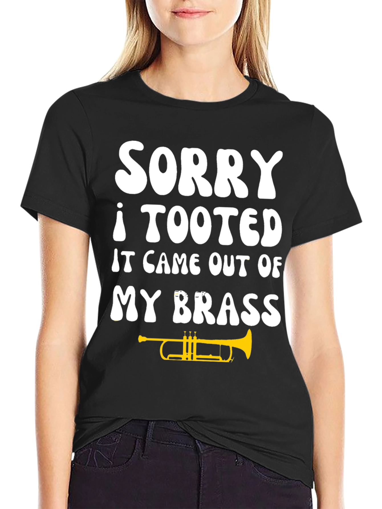 Sorry I Tooted Brass T-Shirt