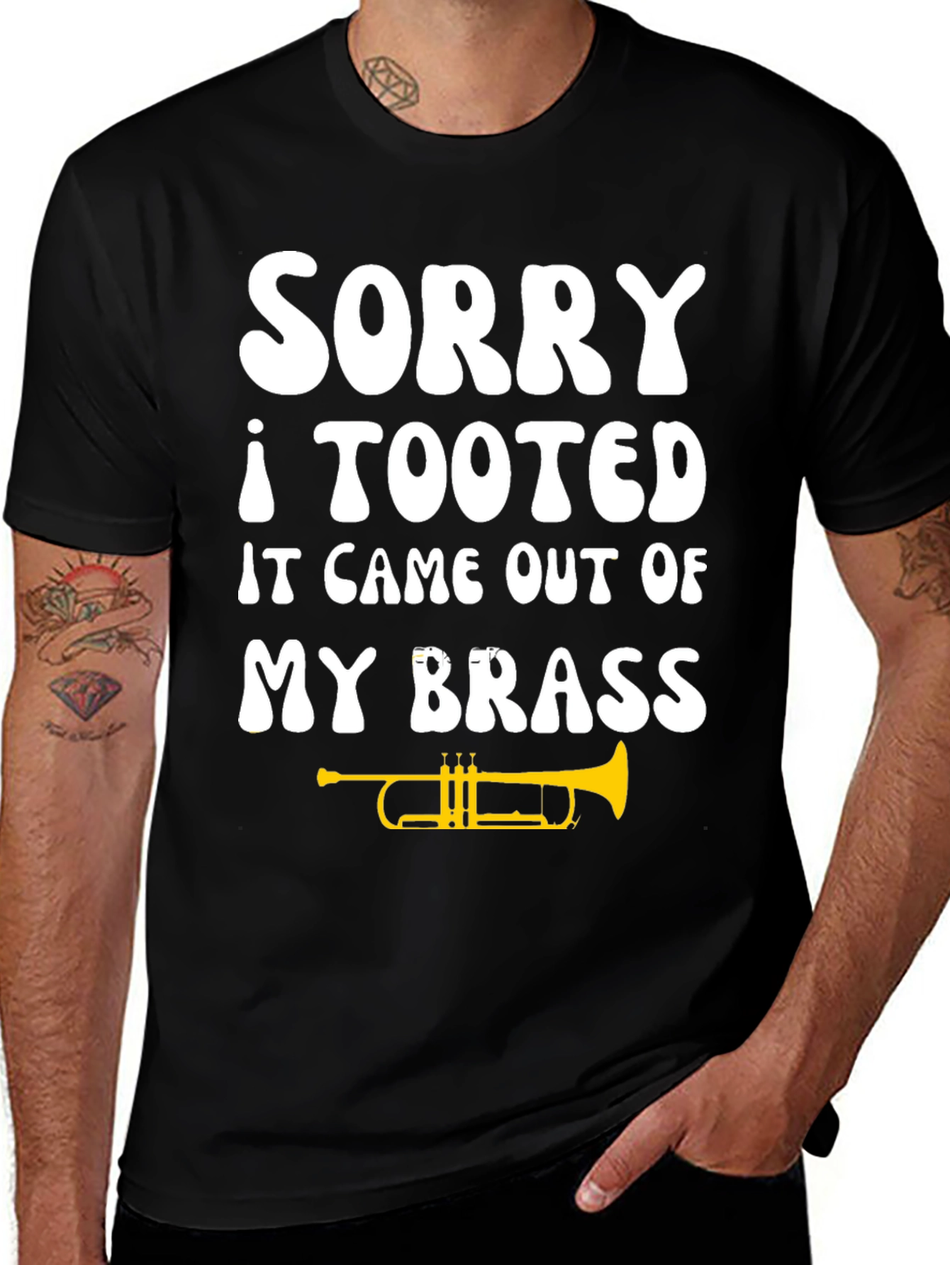 Sorry I Tooted Brass T-Shirt