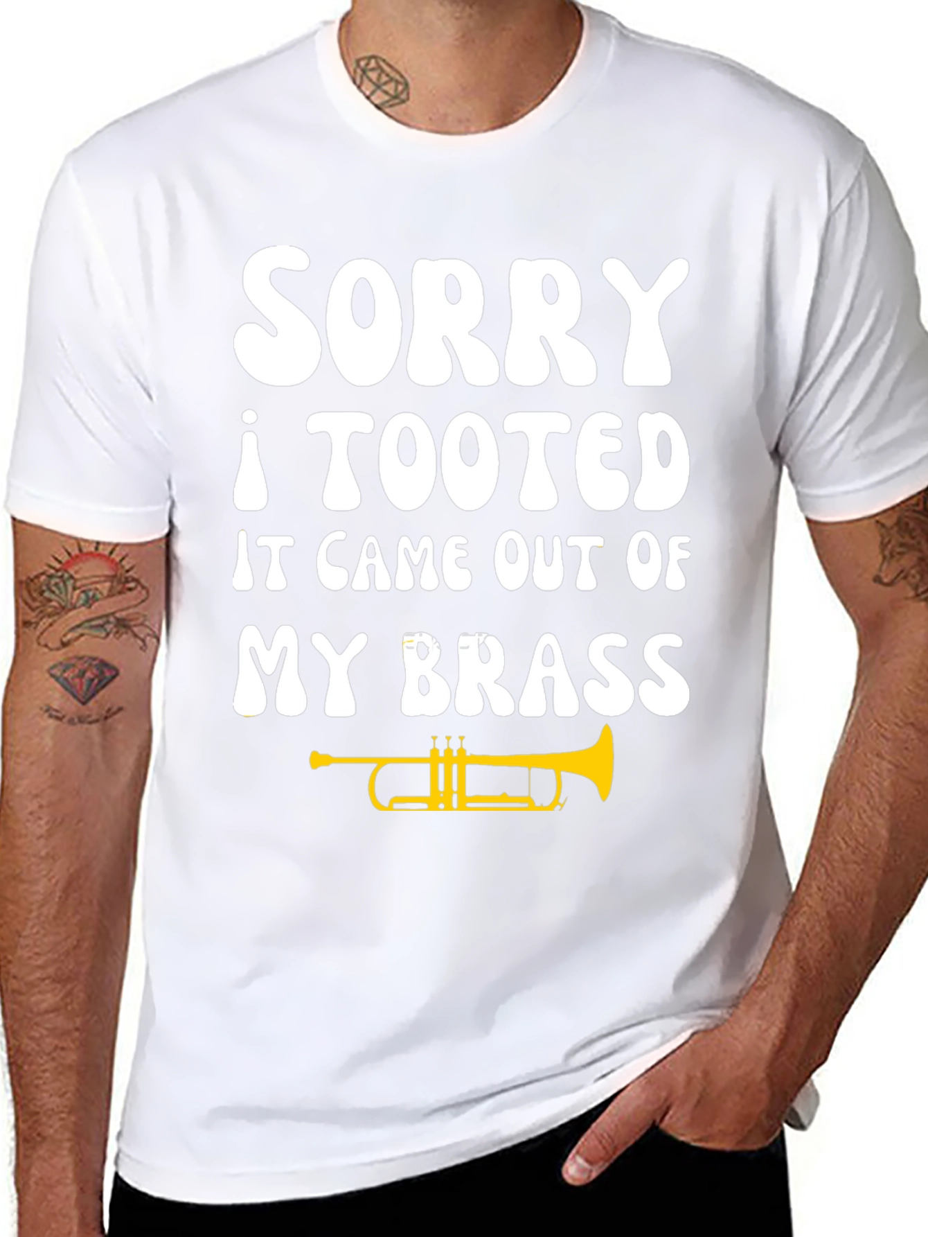 Sorry I Tooted Brass T-Shirt