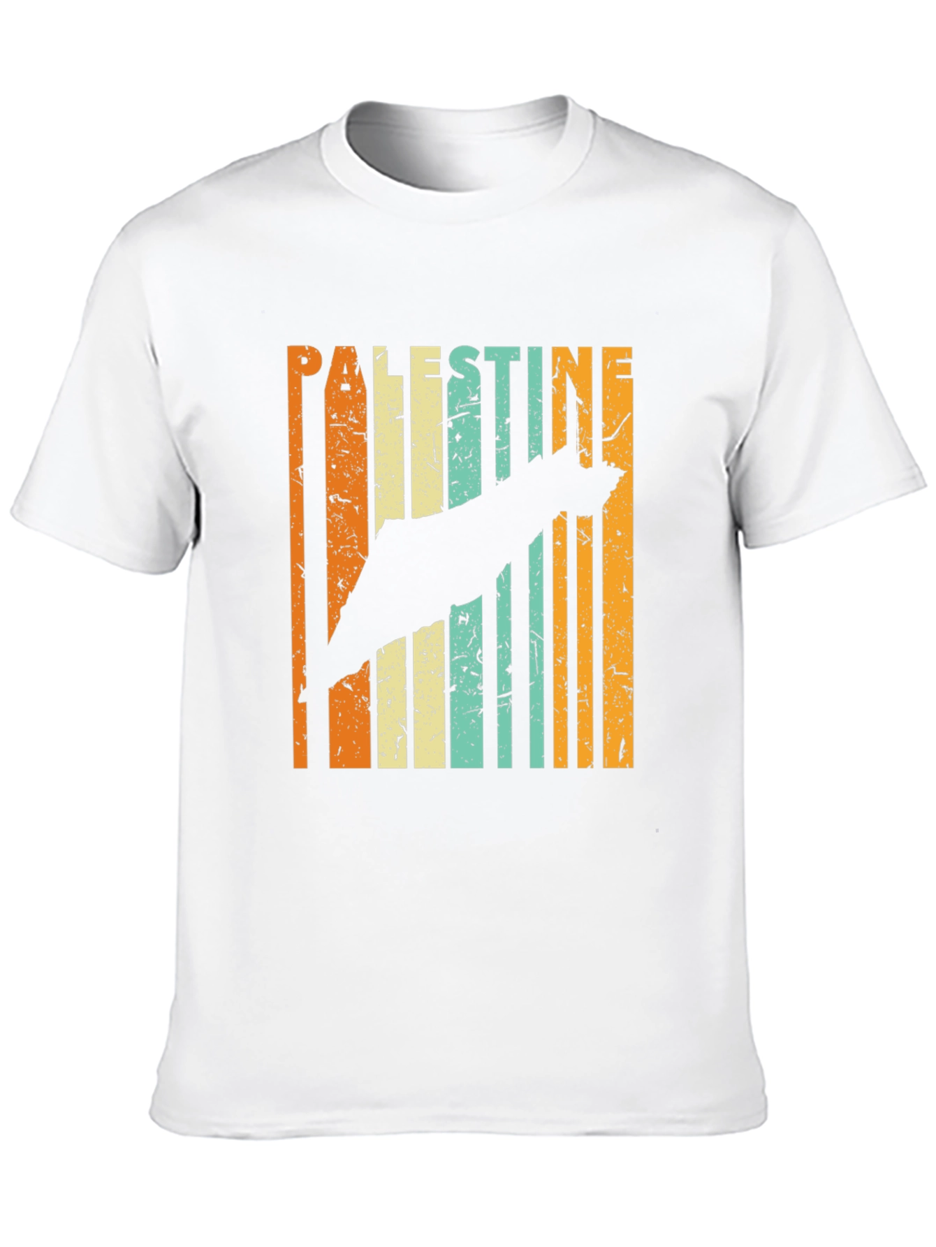 Palestine Retro Map T-Shirt