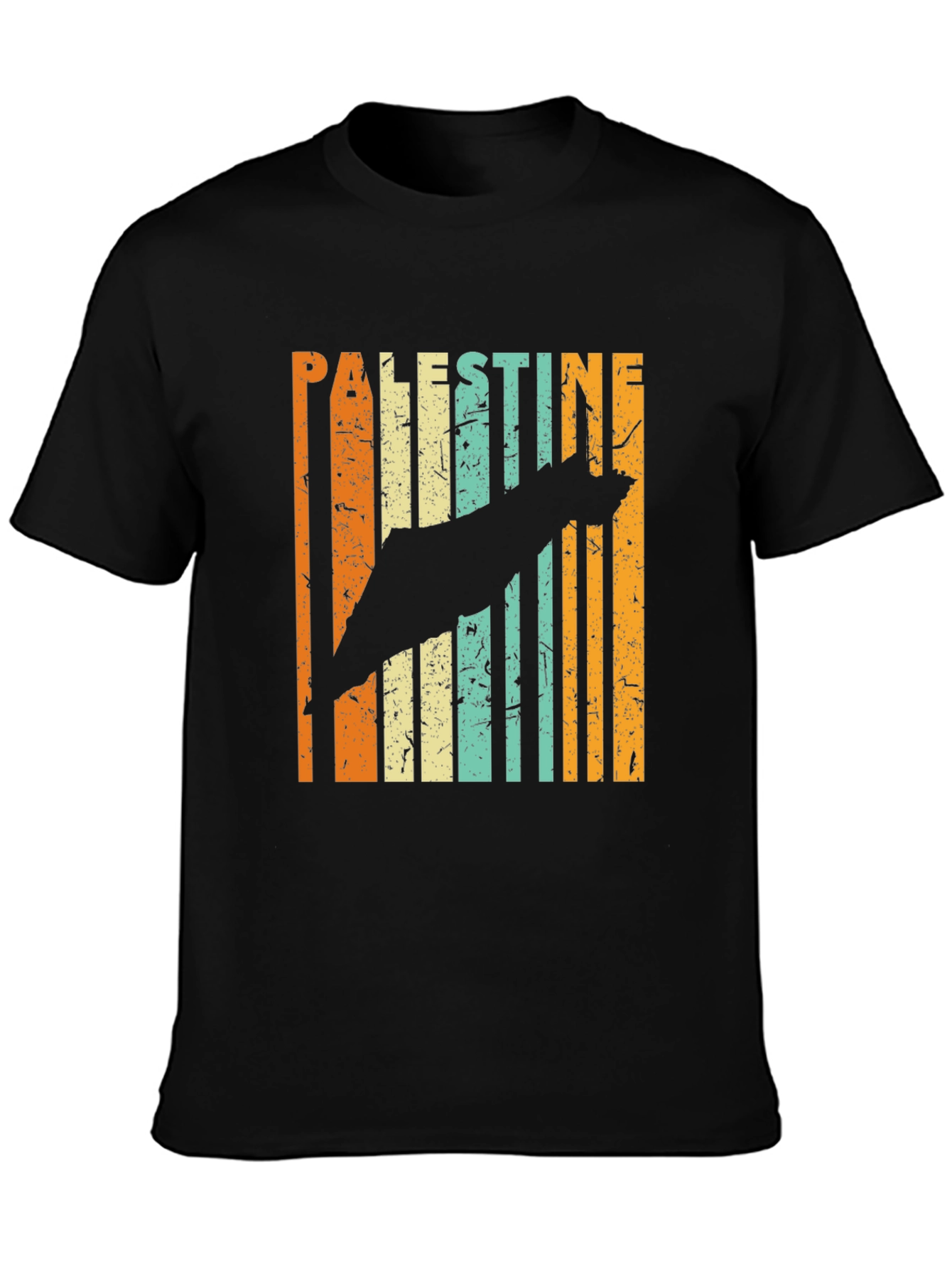 Palestine Retro Map T-Shirt