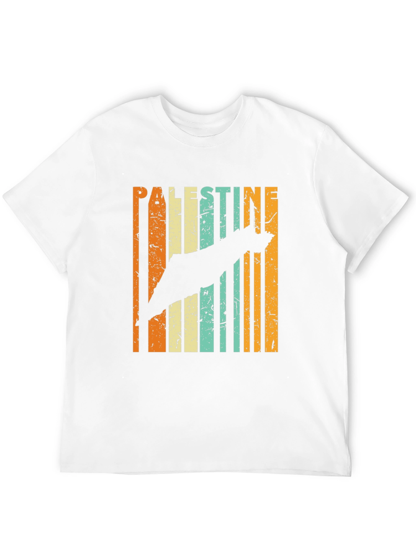Palestine Retro Map T-Shirt