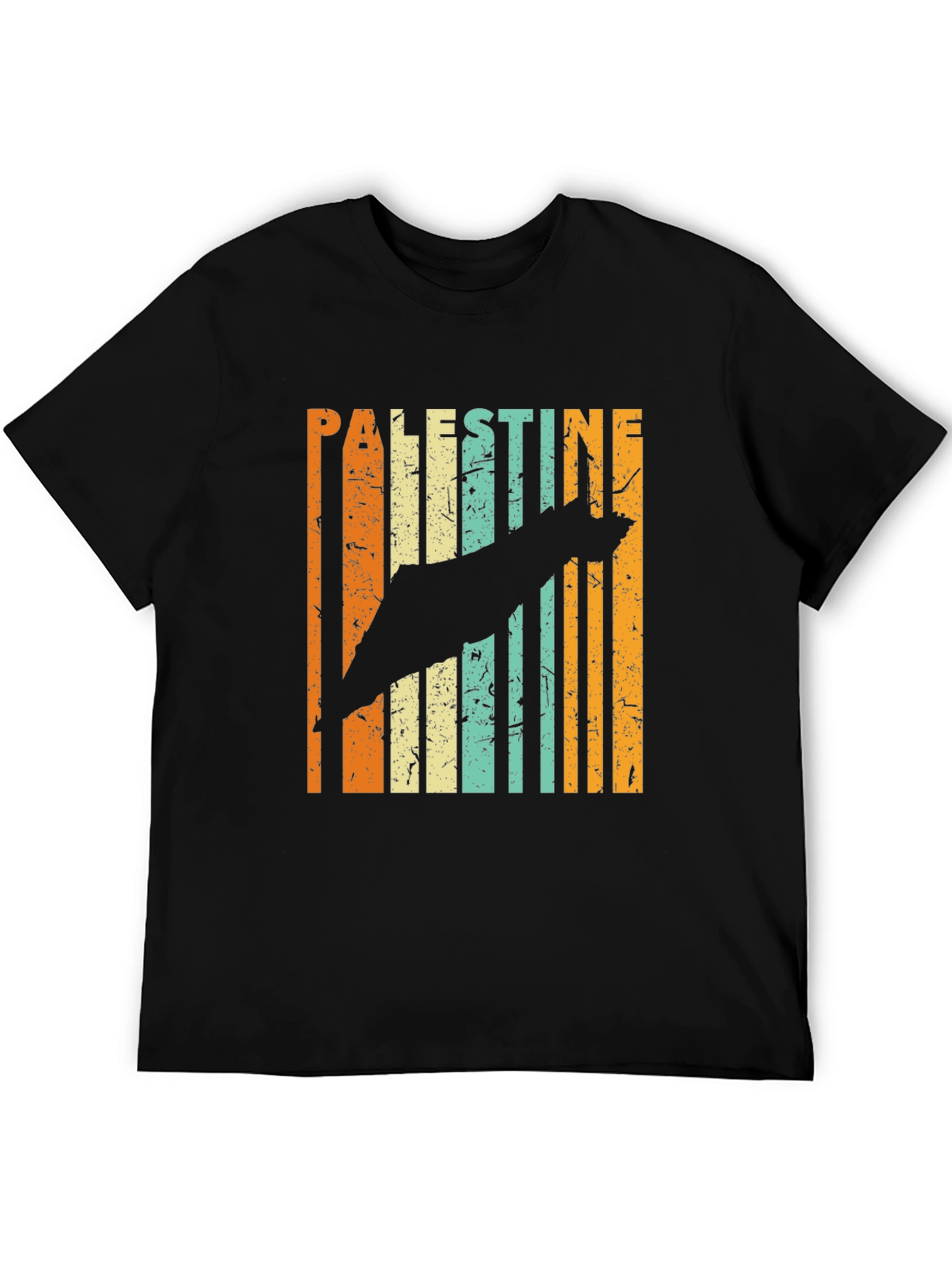 Palestine Retro Map T-Shirt