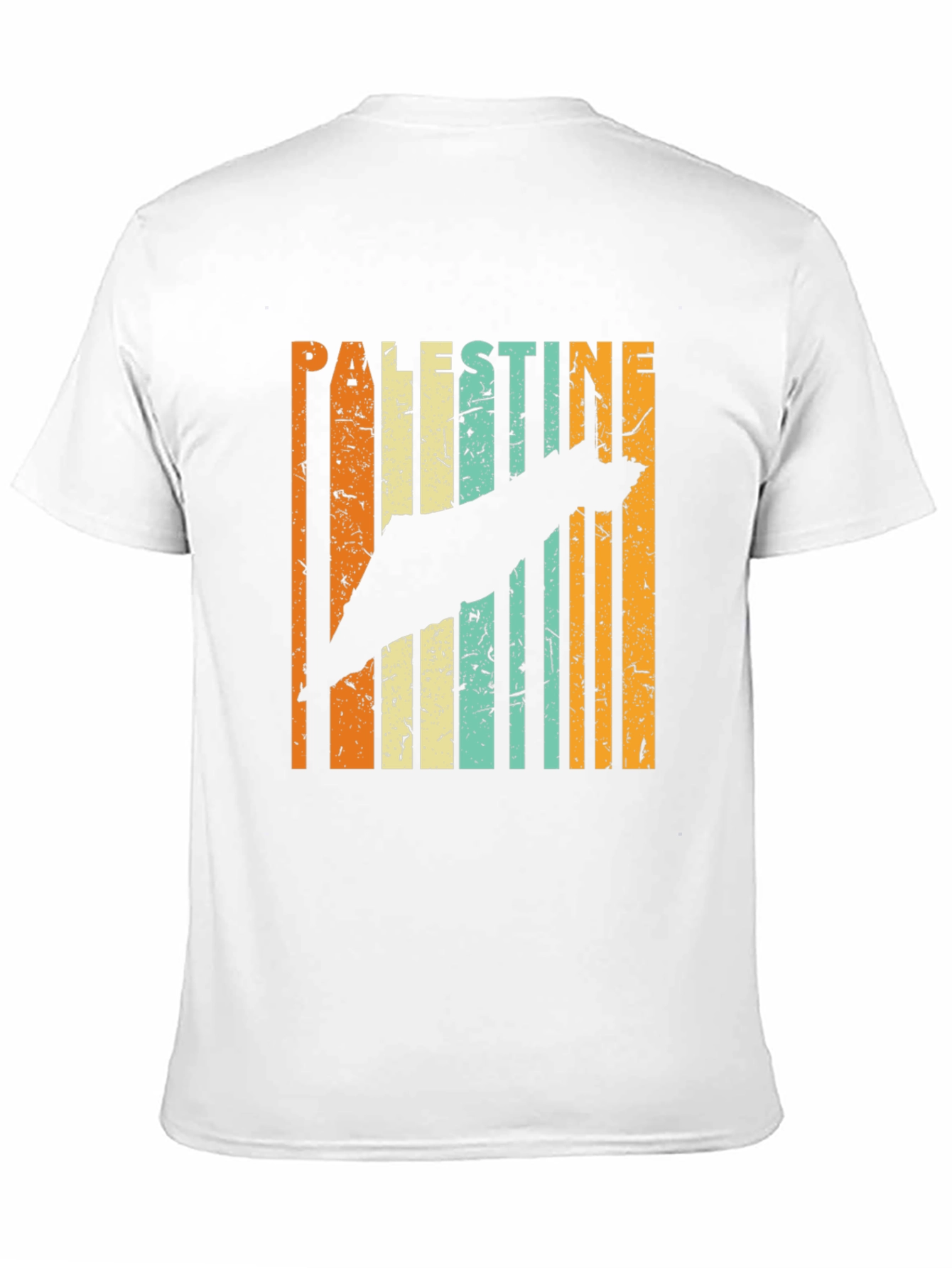 Palestine Retro Map T-Shirt