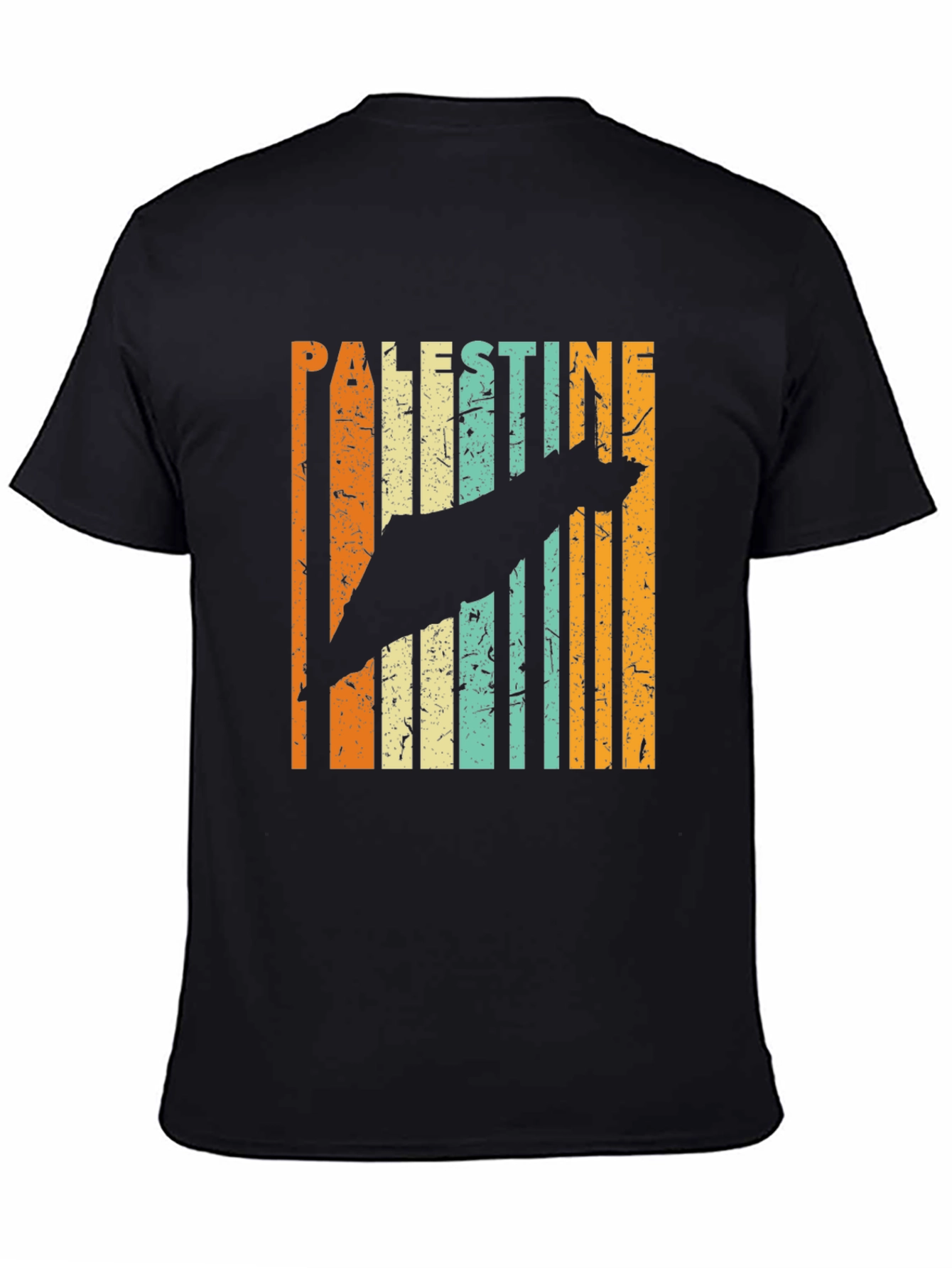Palestine Retro Map T-Shirt