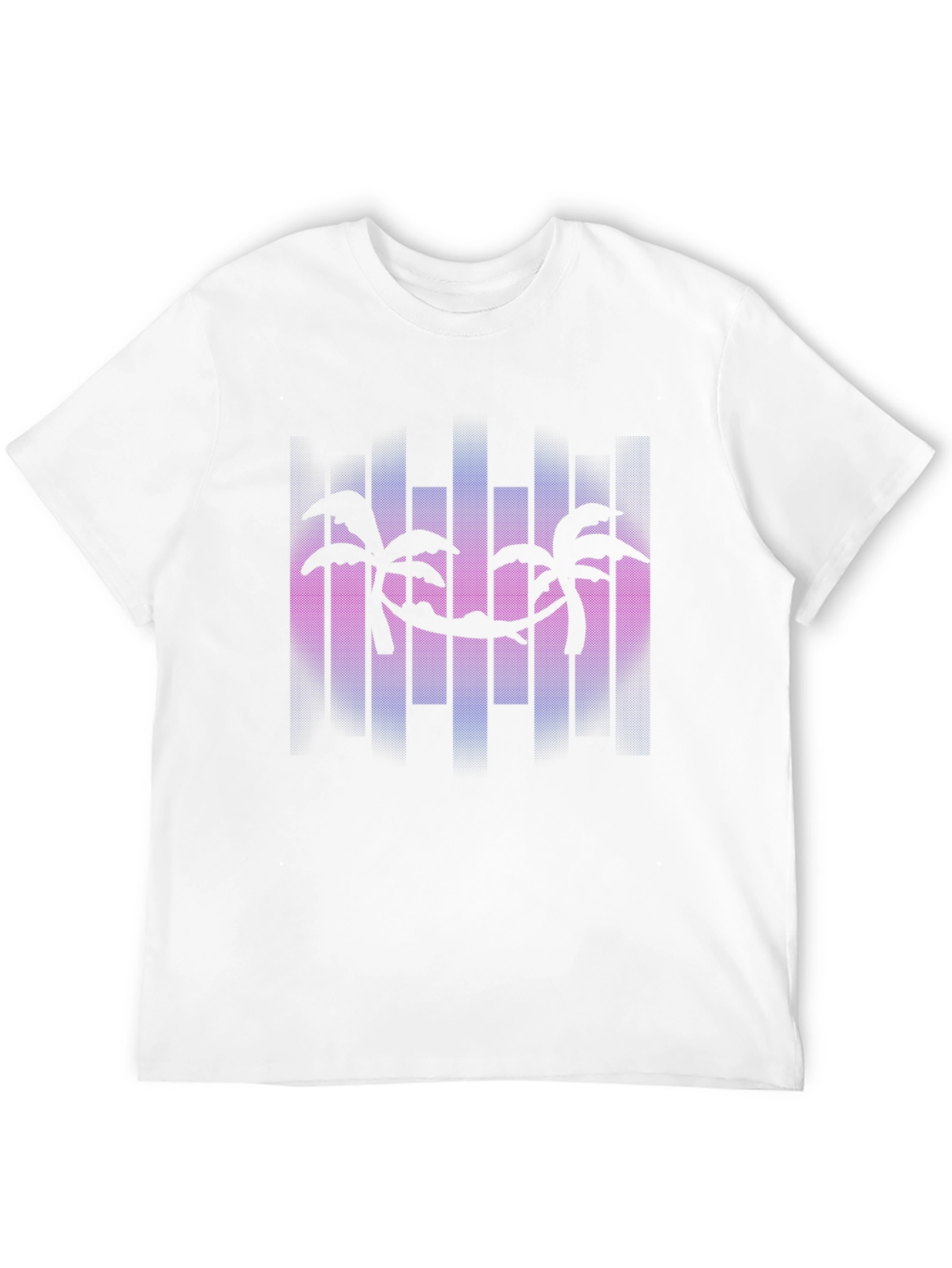 Palm Tree Hammock Graphic Tee - Tropical Vibes