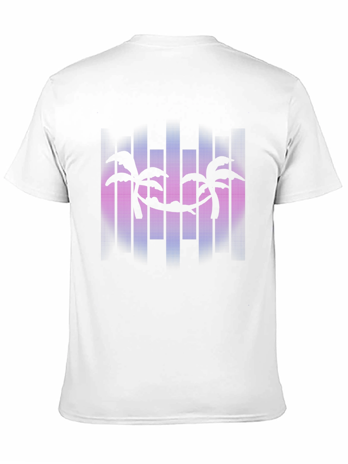 Palm Tree Hammock Graphic Tee - Tropical Vibes