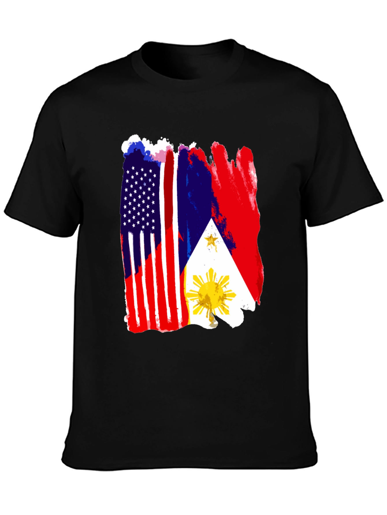 USA Philippines Flag T-Shirt
