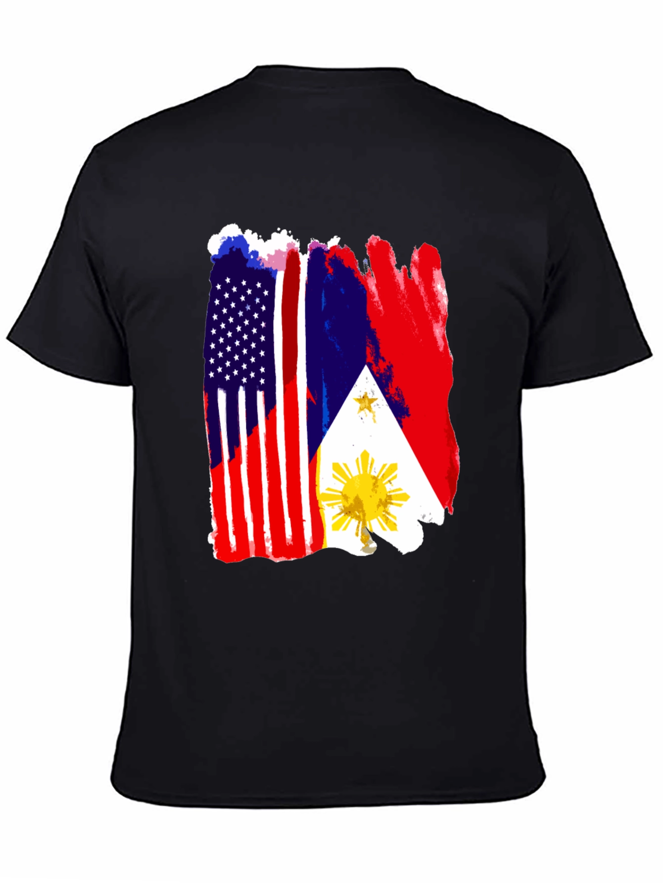 USA Philippines Flag T-Shirt