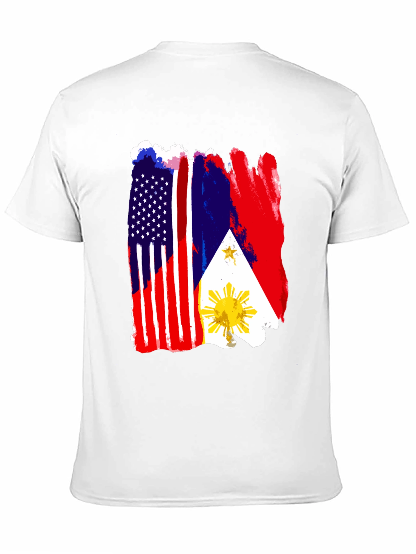USA Philippines Flag T-Shirt