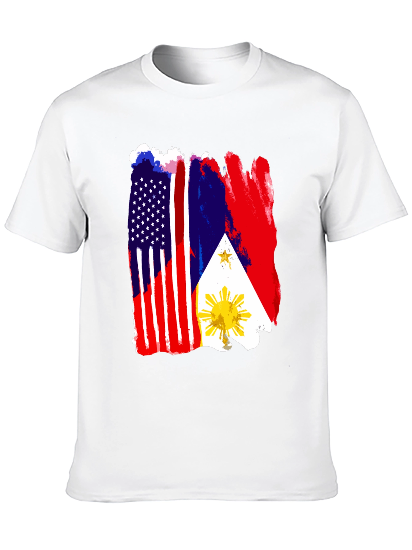USA Philippines Flag T-Shirt