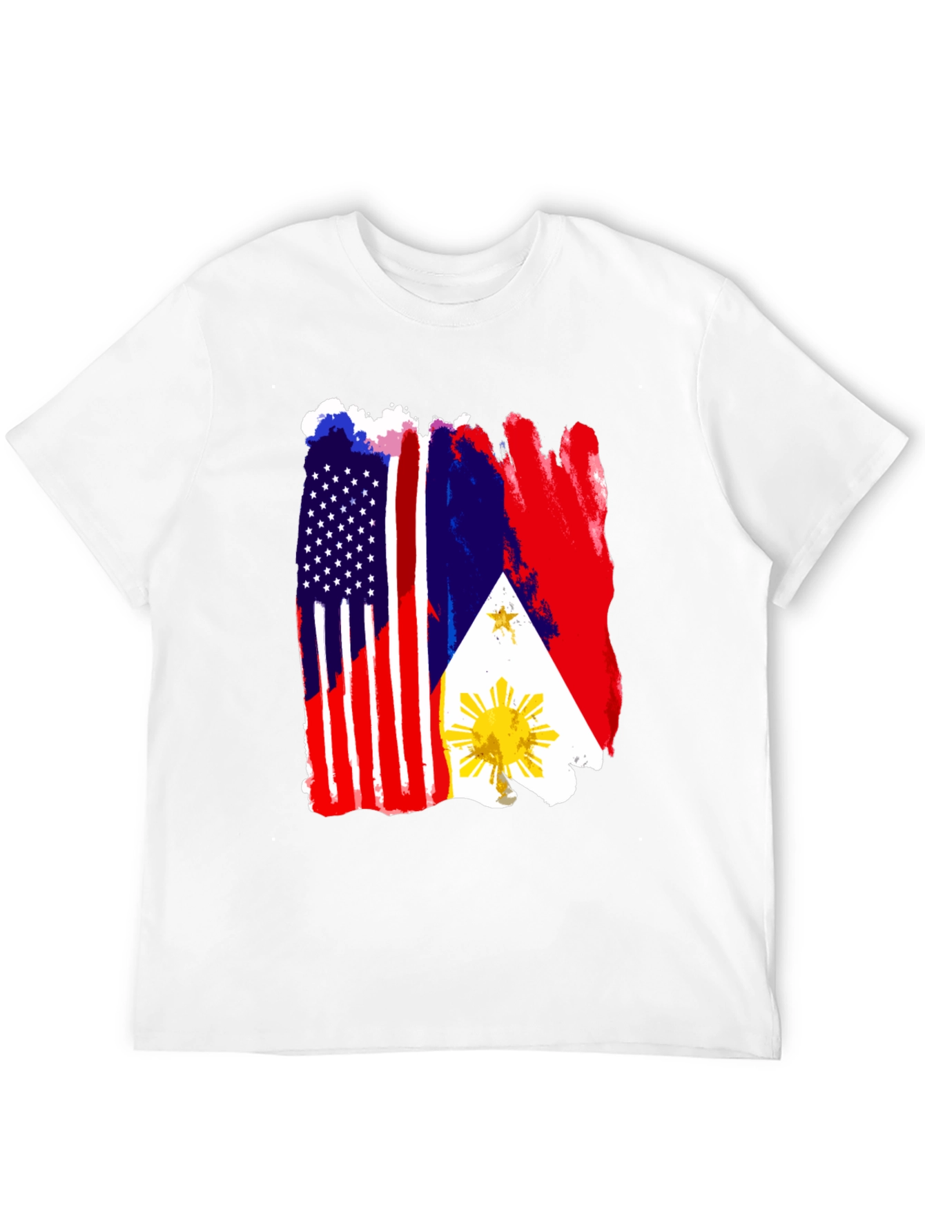 USA Philippines Flag T-Shirt
