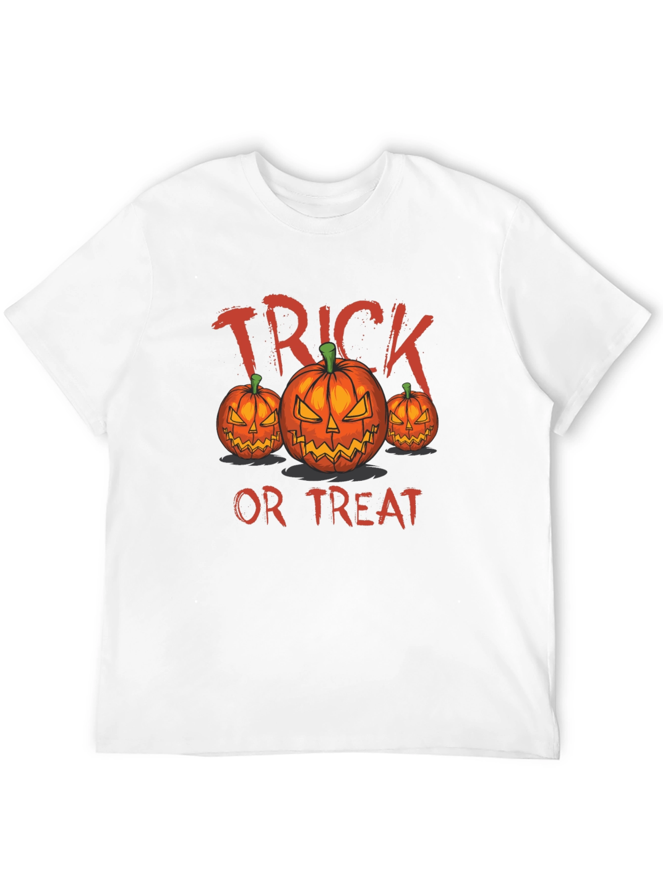 Halloween Pumpkin Trick or Treat Graphic Tee