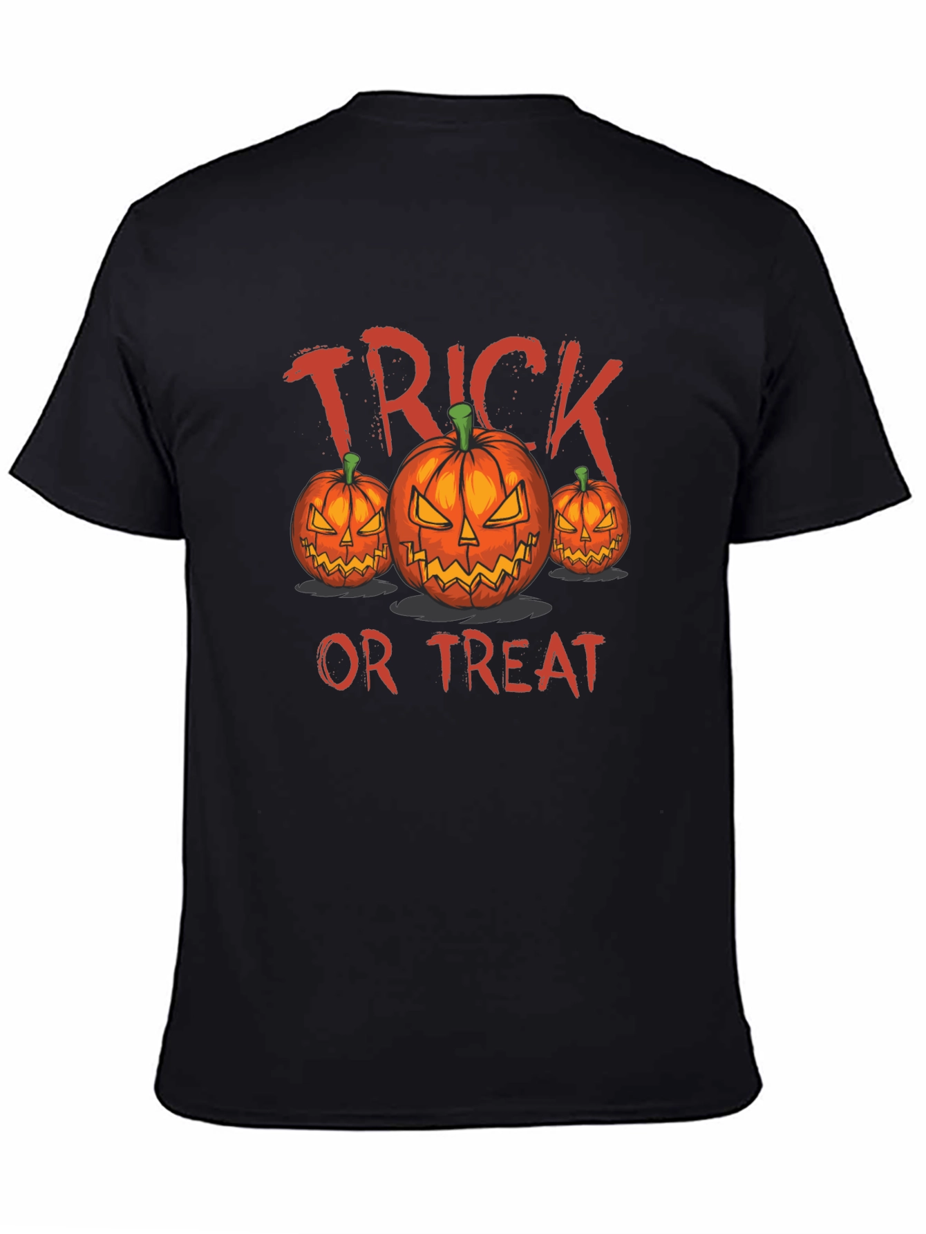 Halloween Pumpkin Trick or Treat Graphic Tee