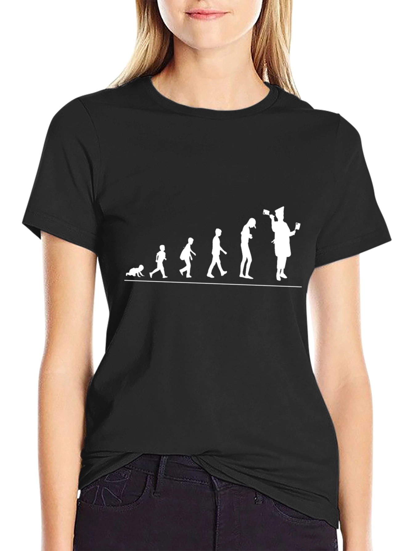 Evolution to Barista Funny Graphic T-Shirt