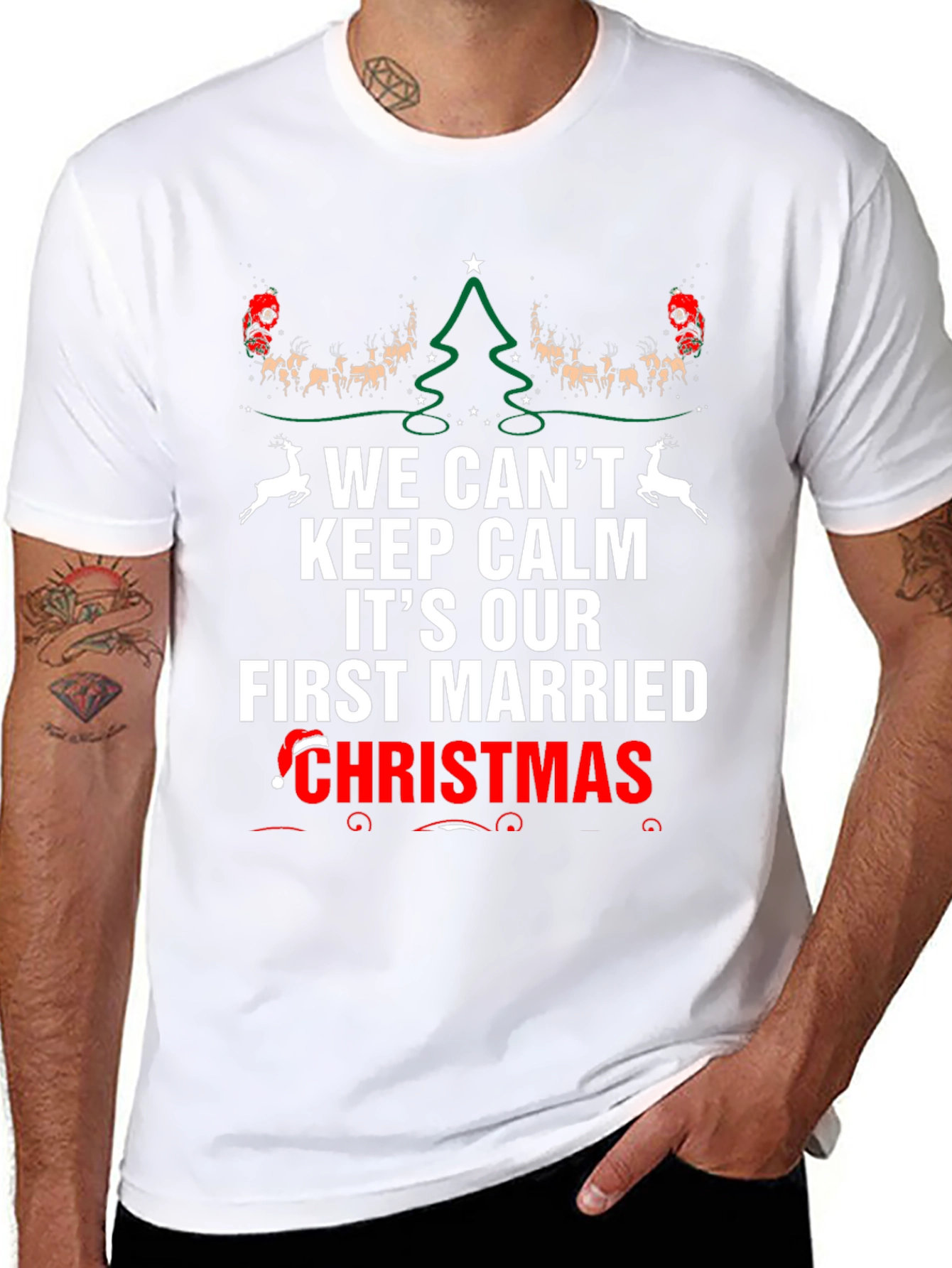 First Married Christmas T-Shirt