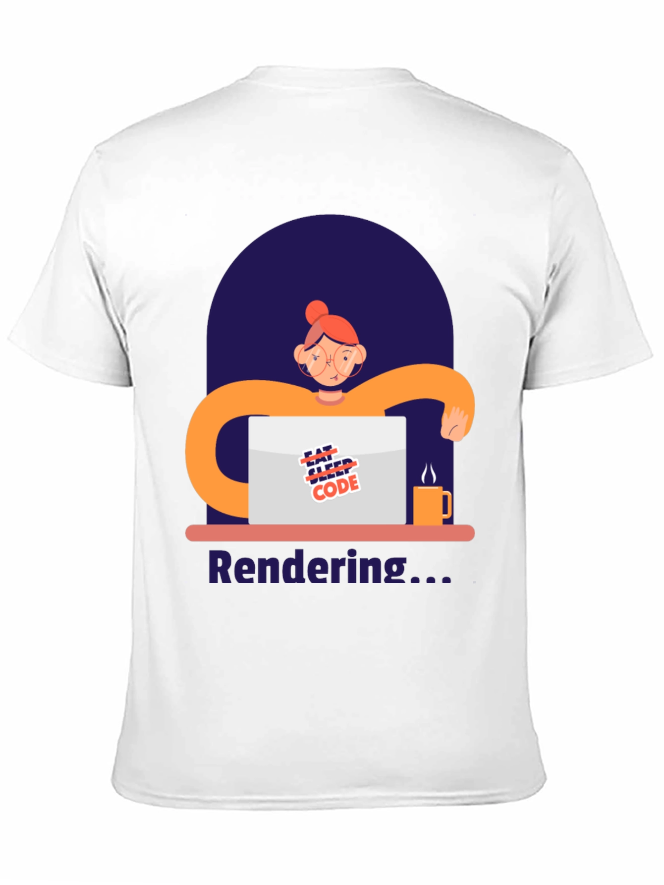 Coder Graphic T-Shirt - Eat Sleep Code