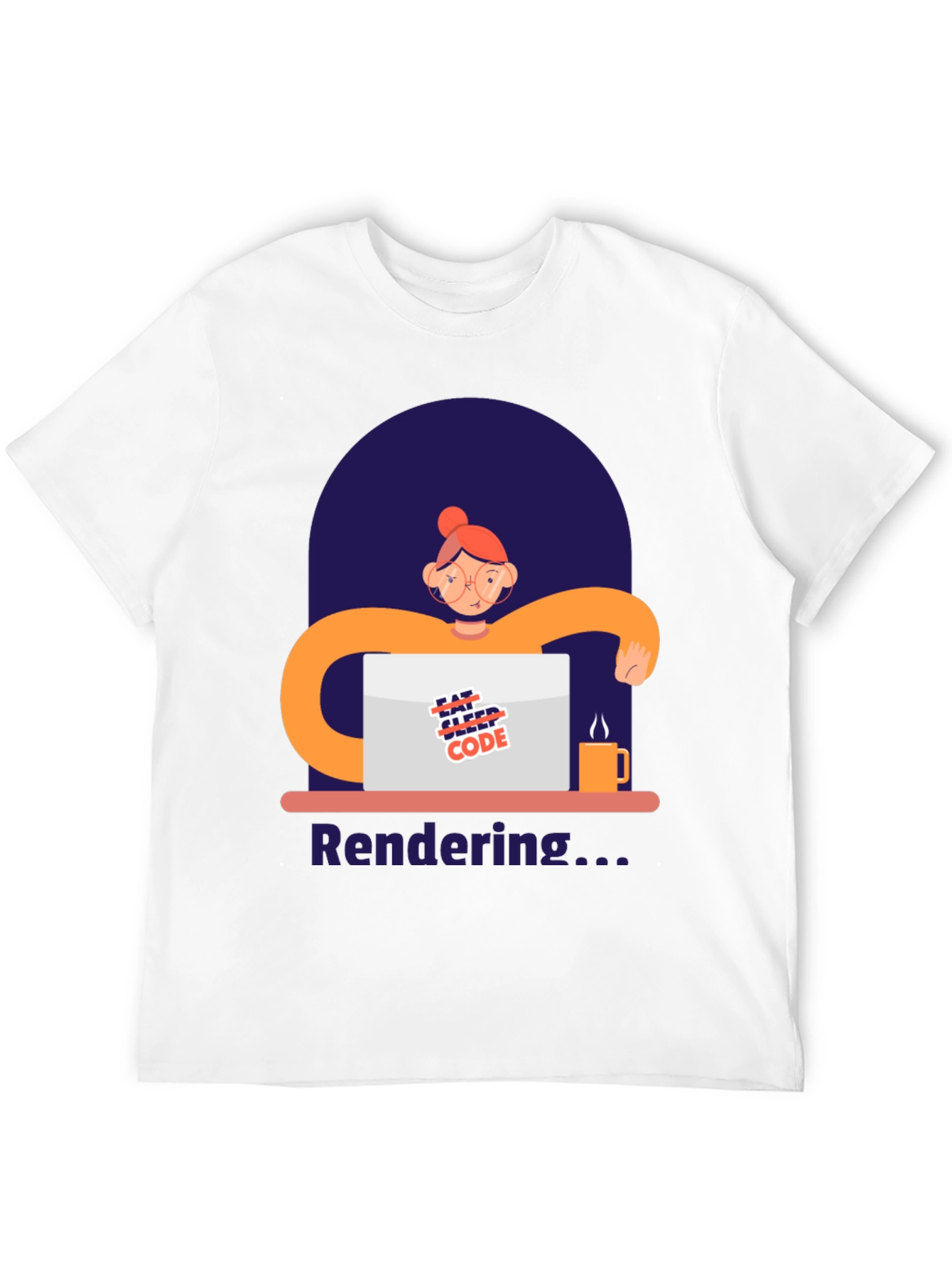 Coder Graphic T-Shirt - Eat Sleep Code