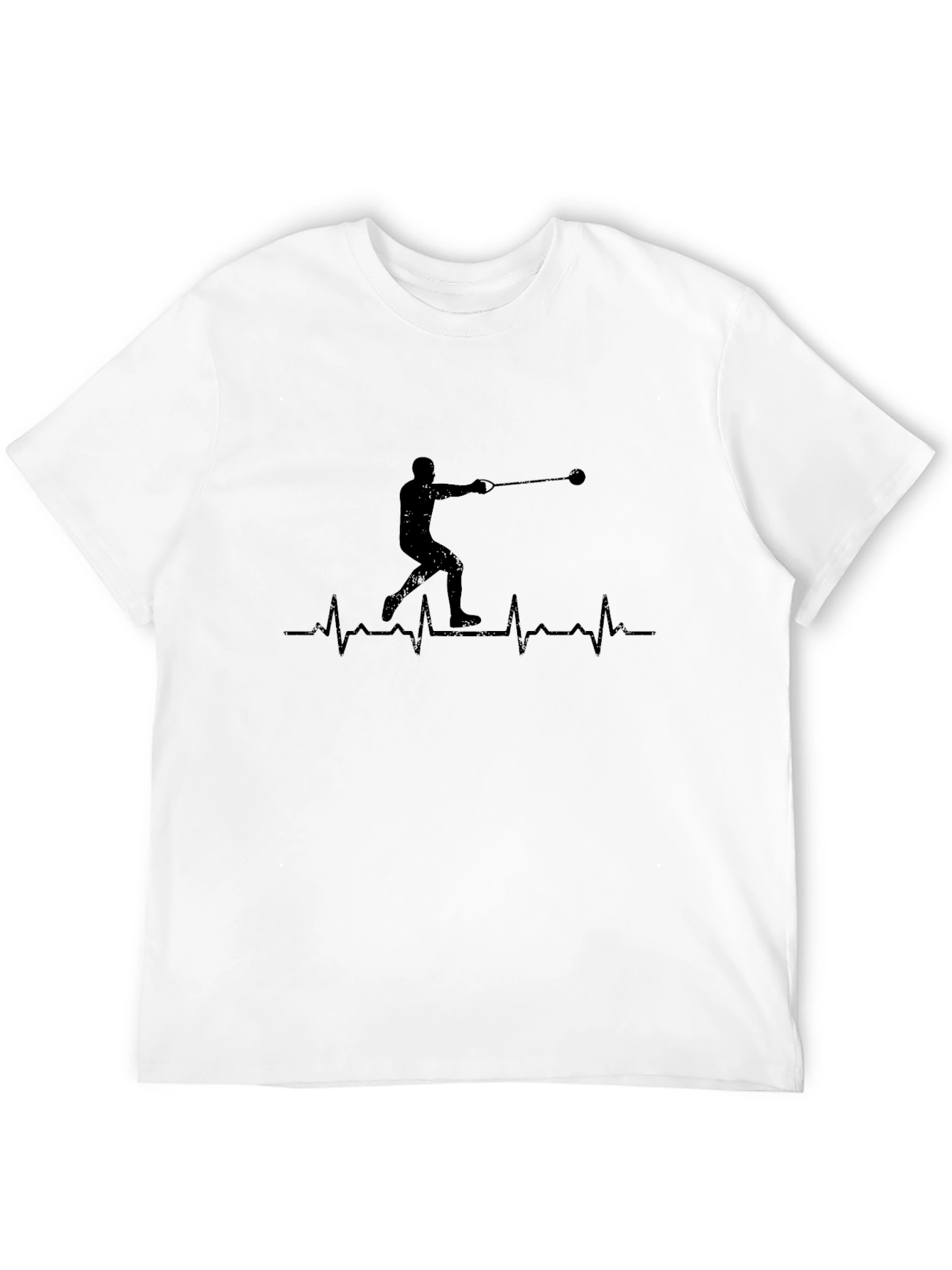 Hammer Throw Heartbeat Black T-Shirt