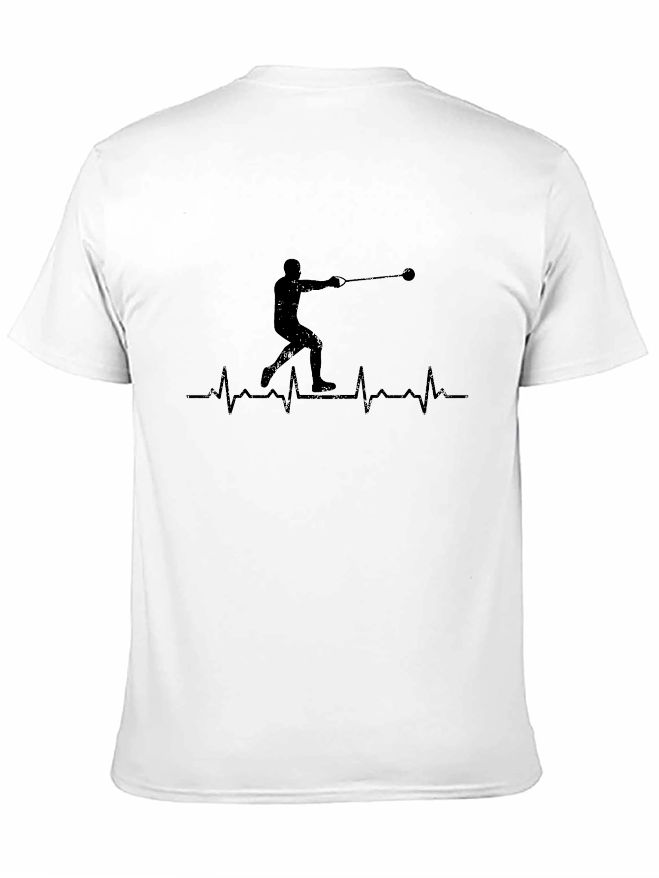 Hammer Throw Heartbeat Black T-Shirt