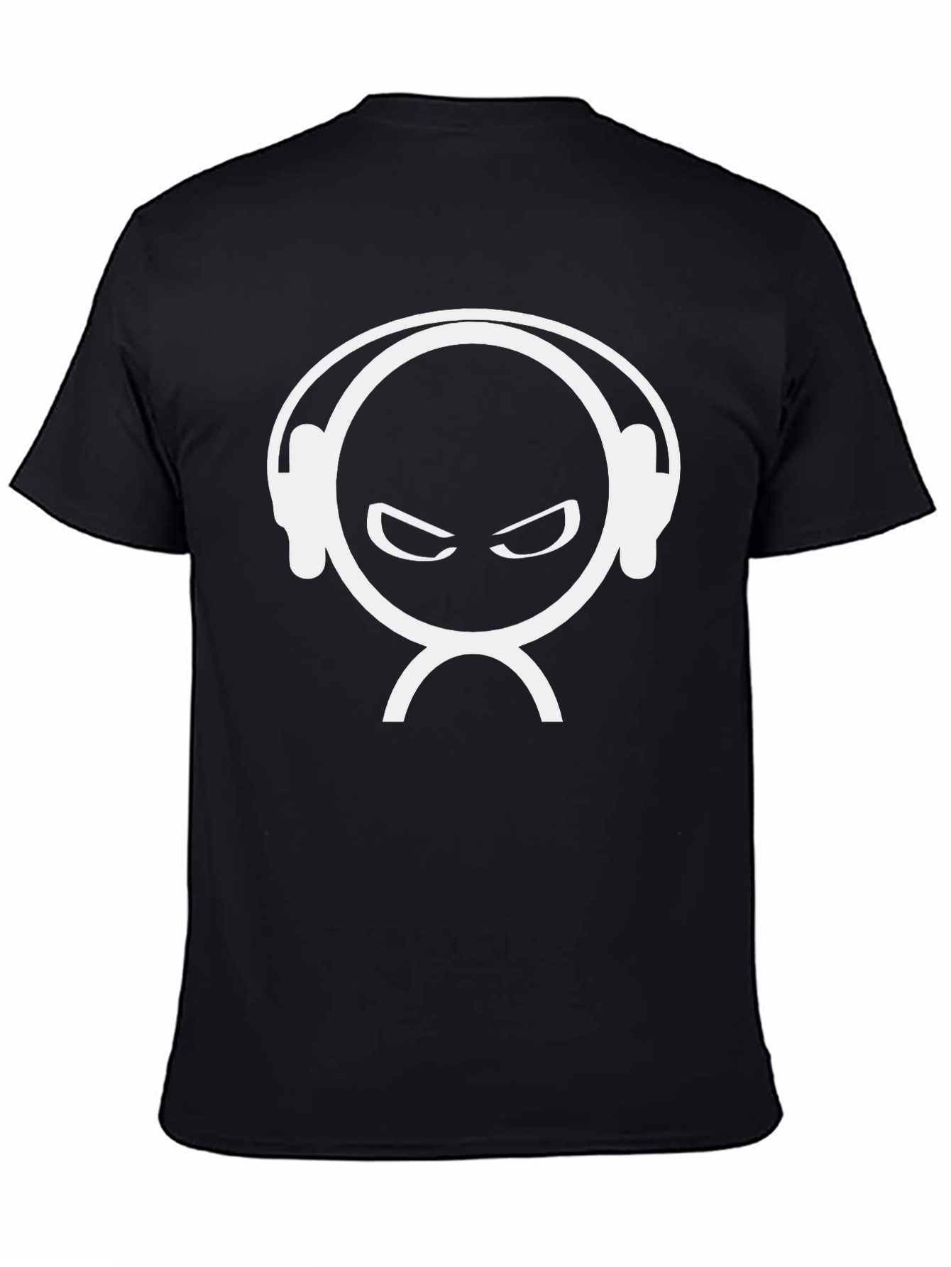 DJ Head Graphic Black T-Shirt