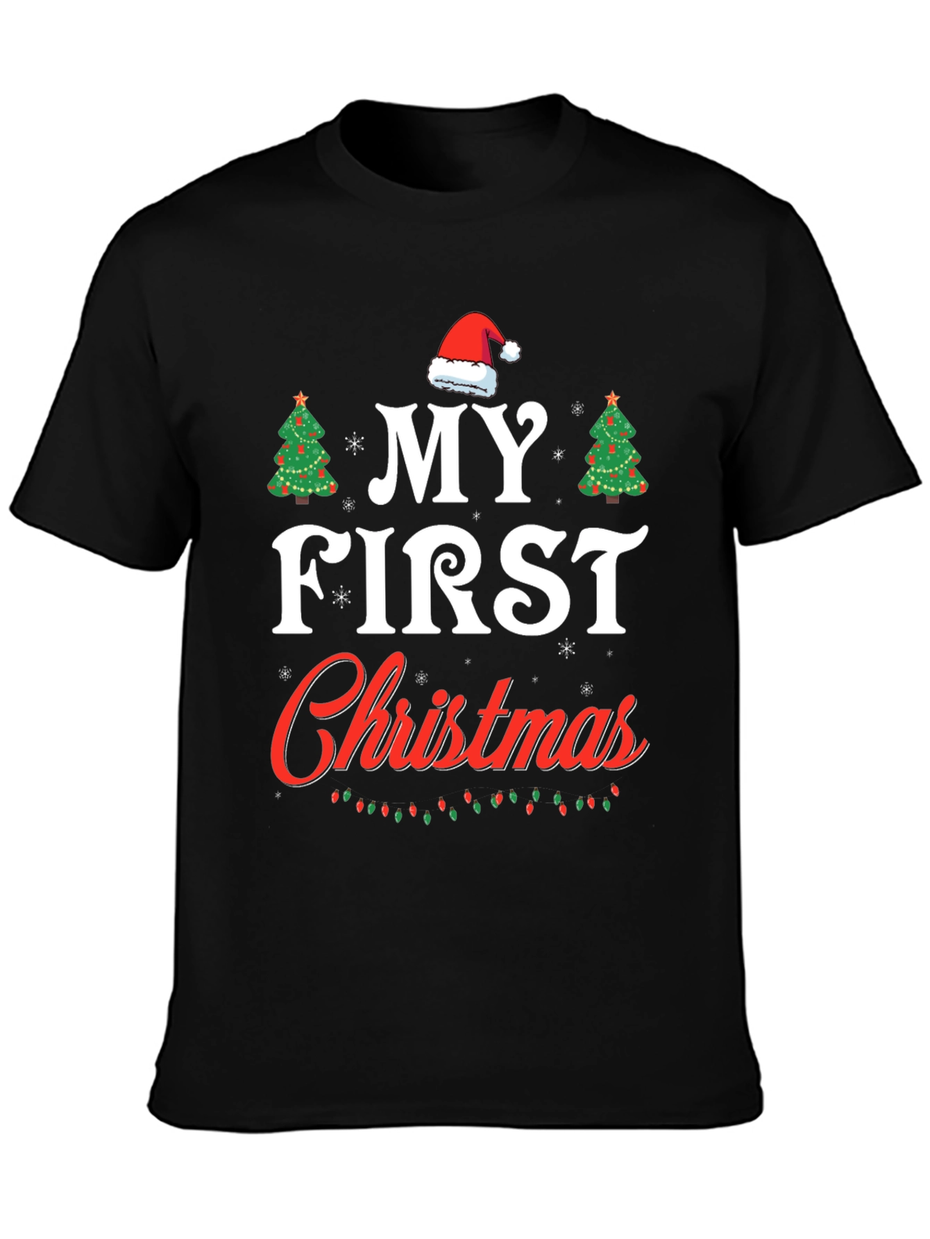 My First Christmas T-Shirt Holiday Festive Tee