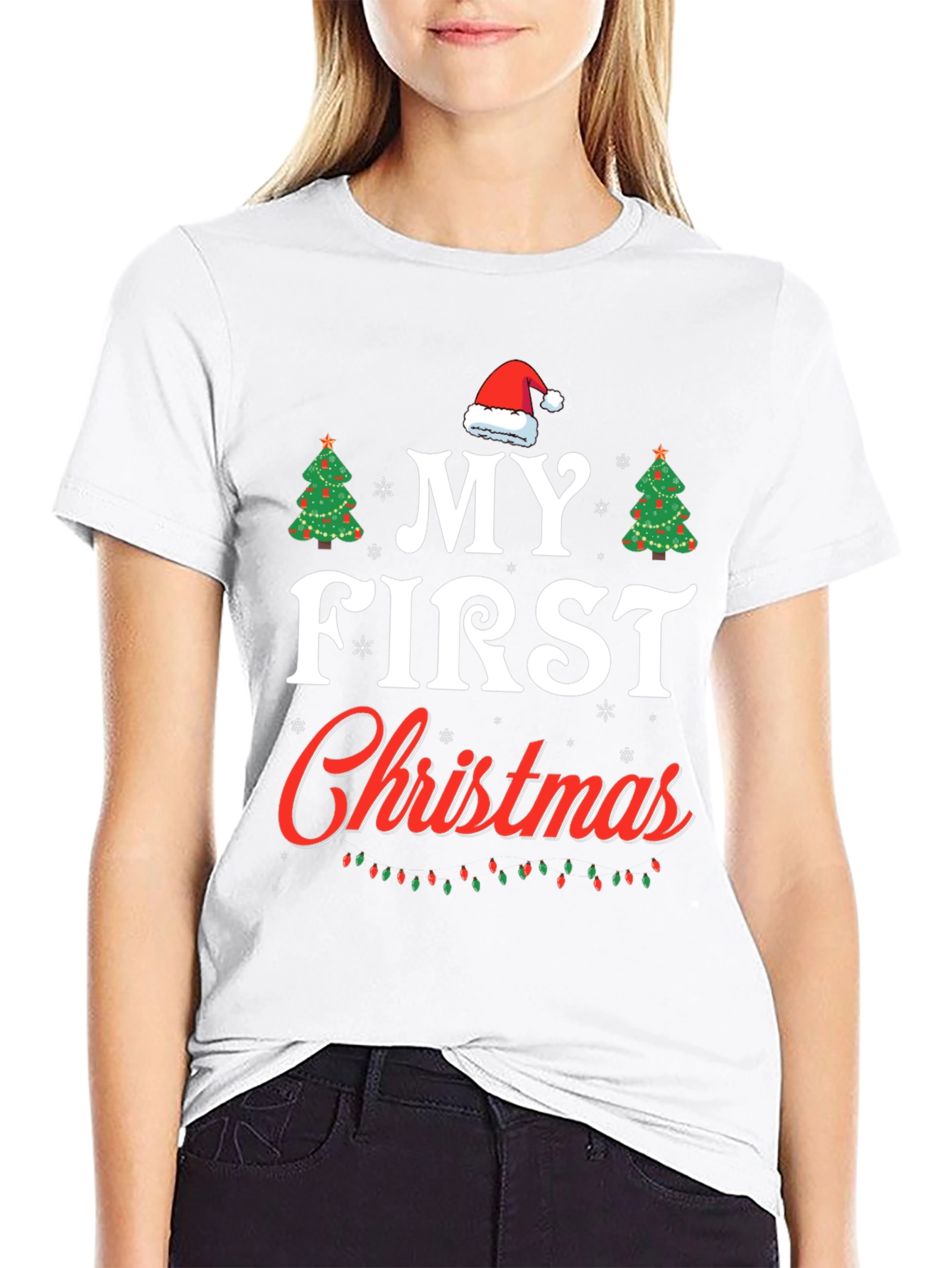 My First Christmas T-Shirt Holiday Festive Tee