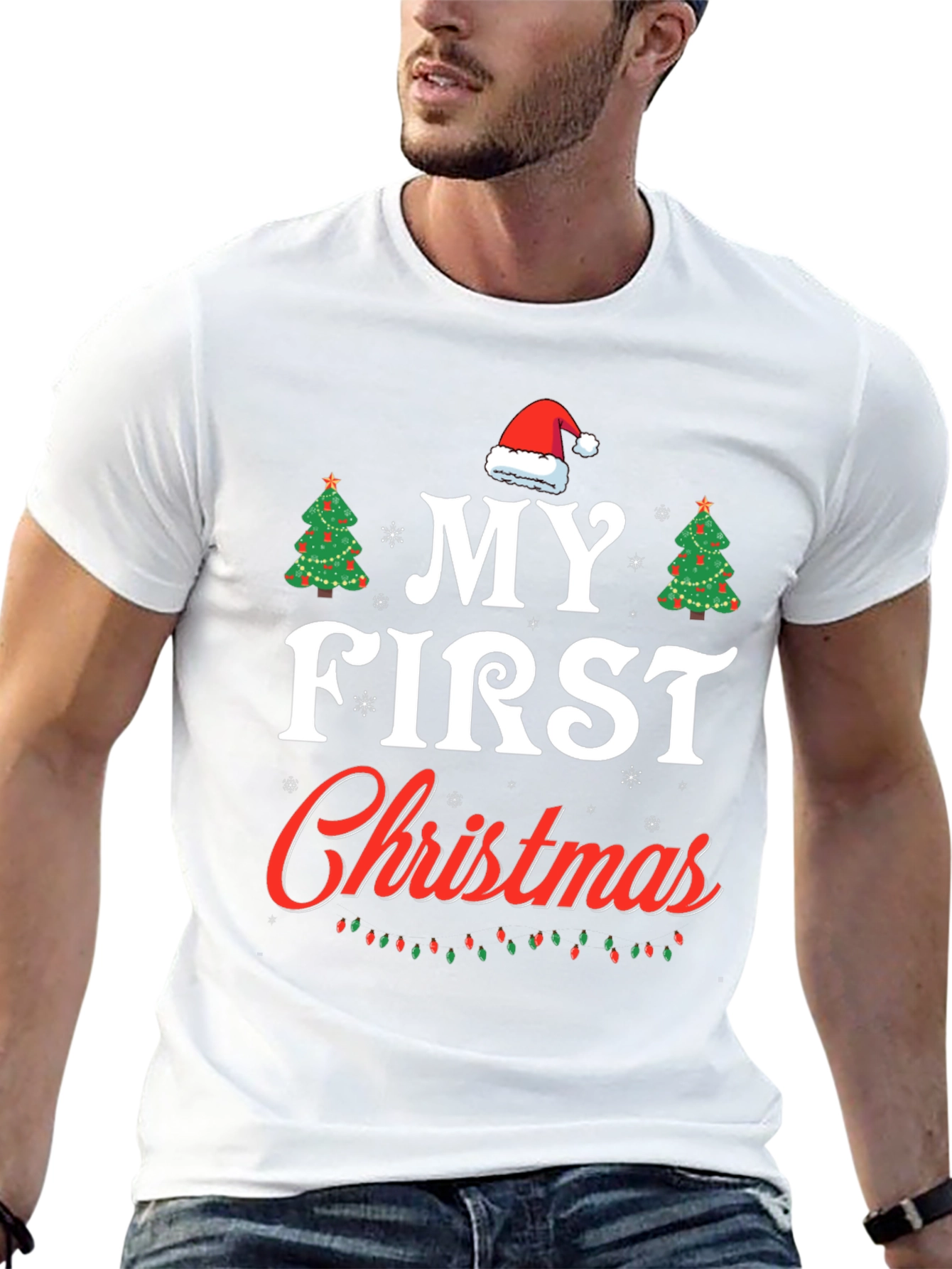 My First Christmas T-Shirt Holiday Festive Tee