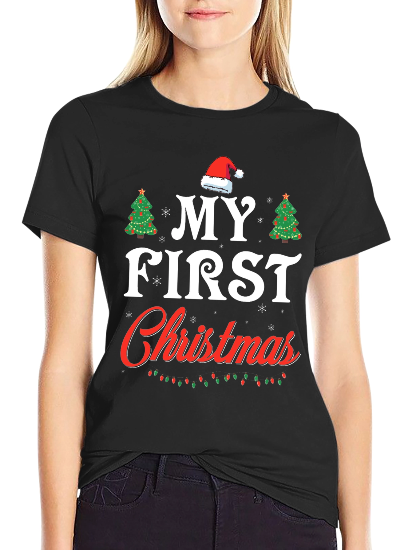 My First Christmas T-Shirt Holiday Festive Tee
