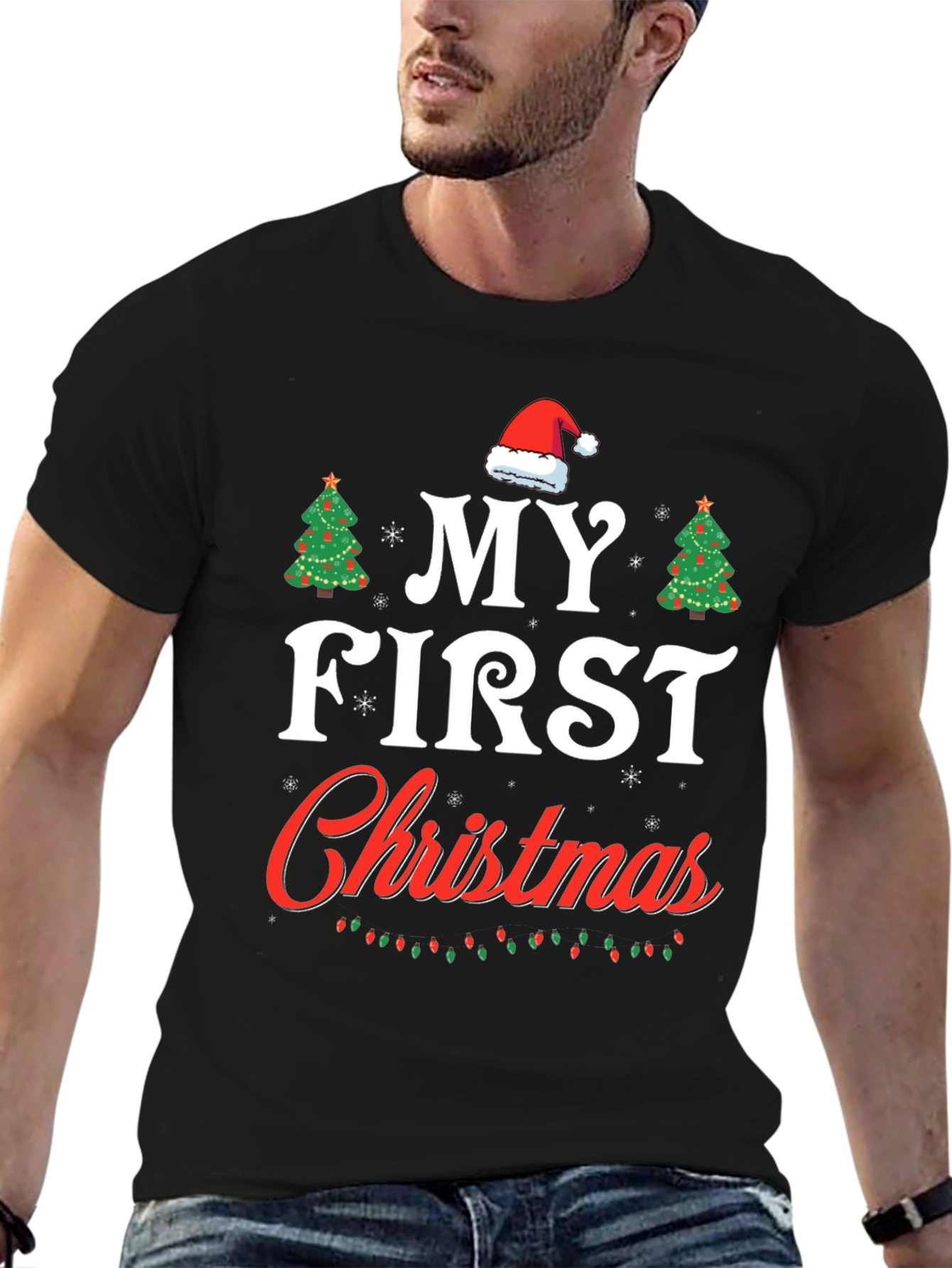 My First Christmas T-Shirt Holiday Festive Tee