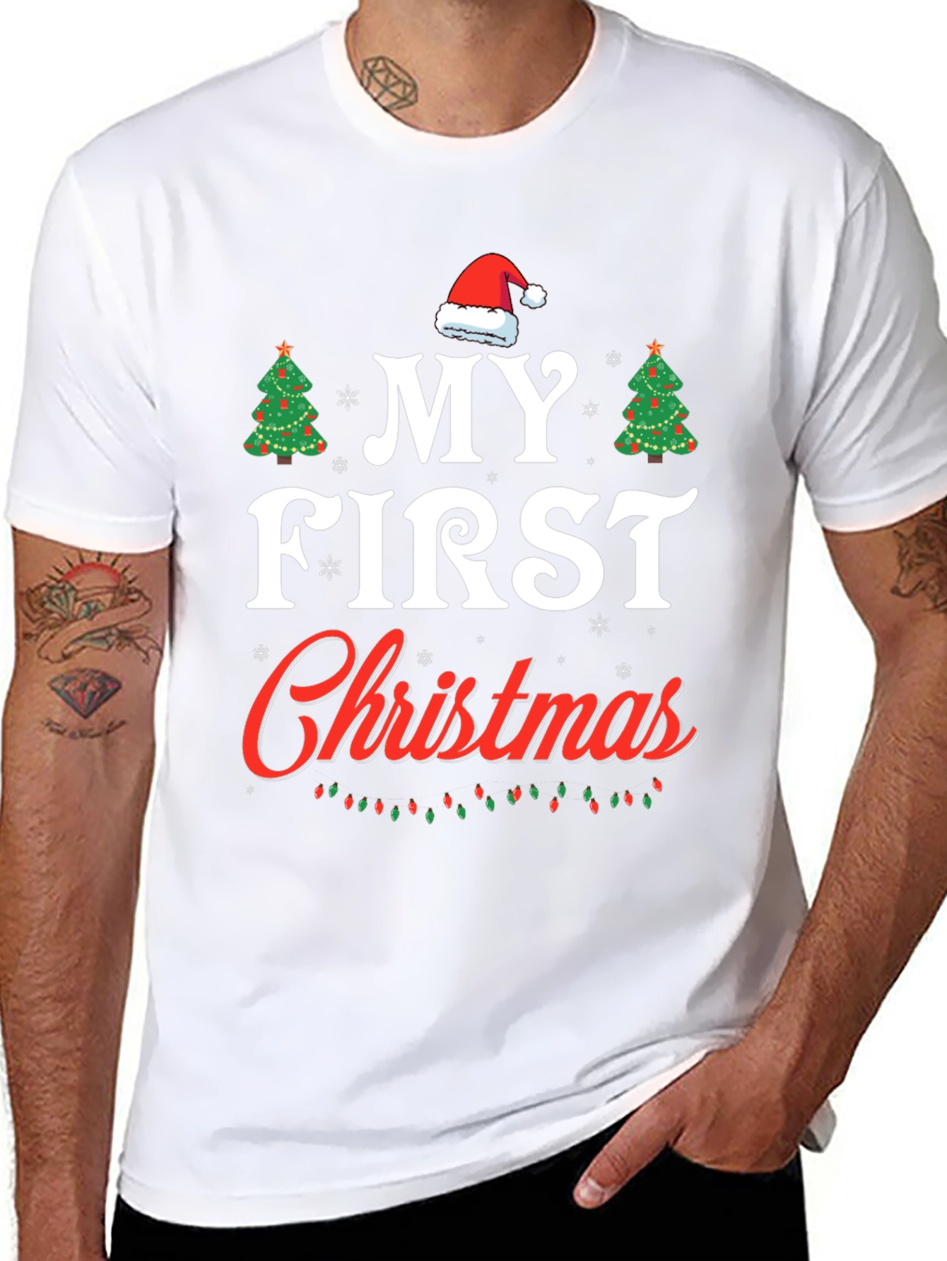 My First Christmas T-Shirt Holiday Festive Tee