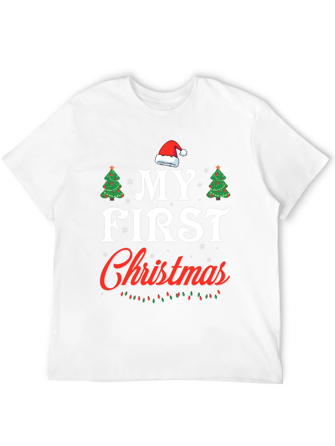 My First Christmas T-Shirt Holiday Festive Tee